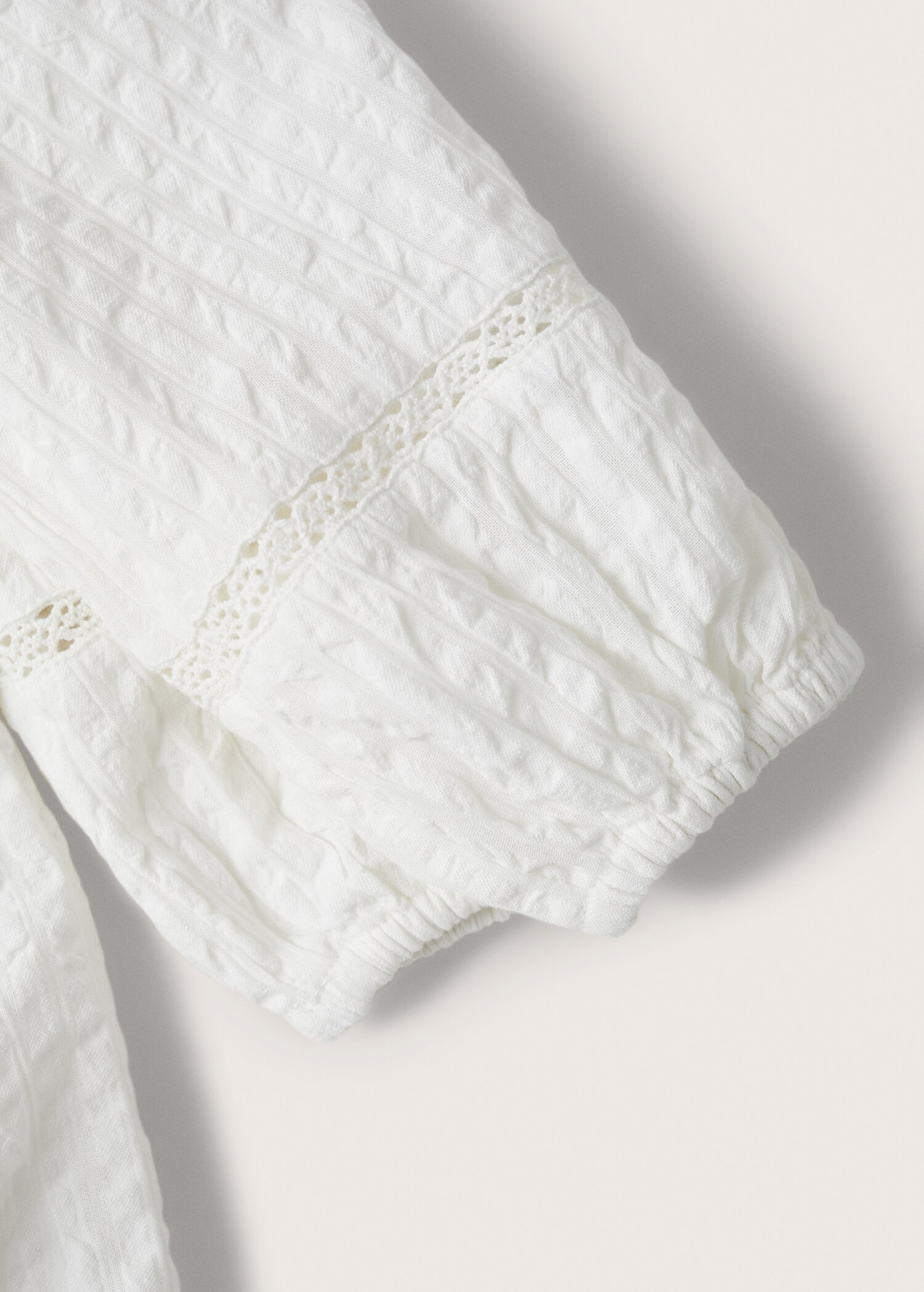 Textured cotton-blend dress - Details of the article 9