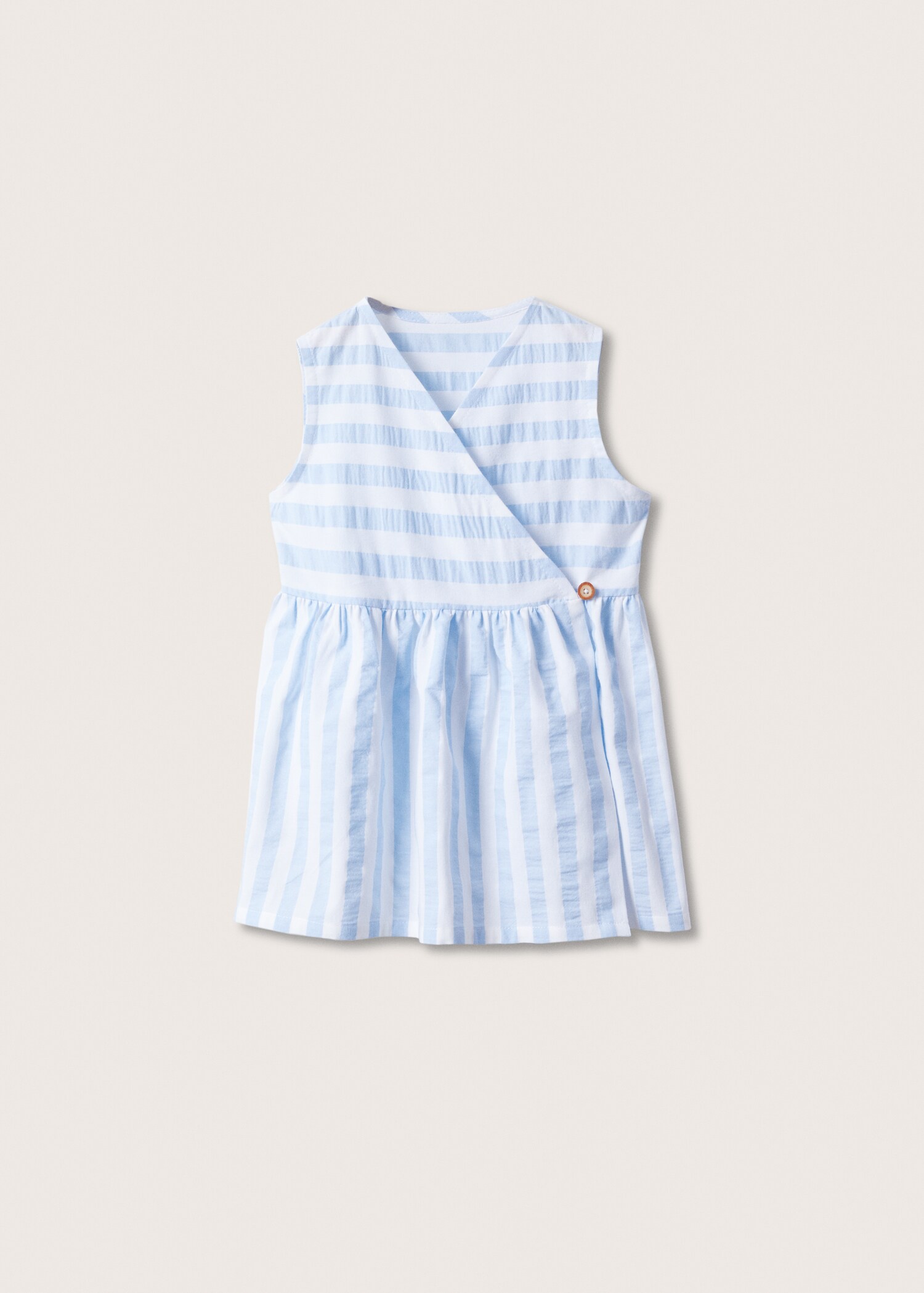 Striped wrap dress - Article without model