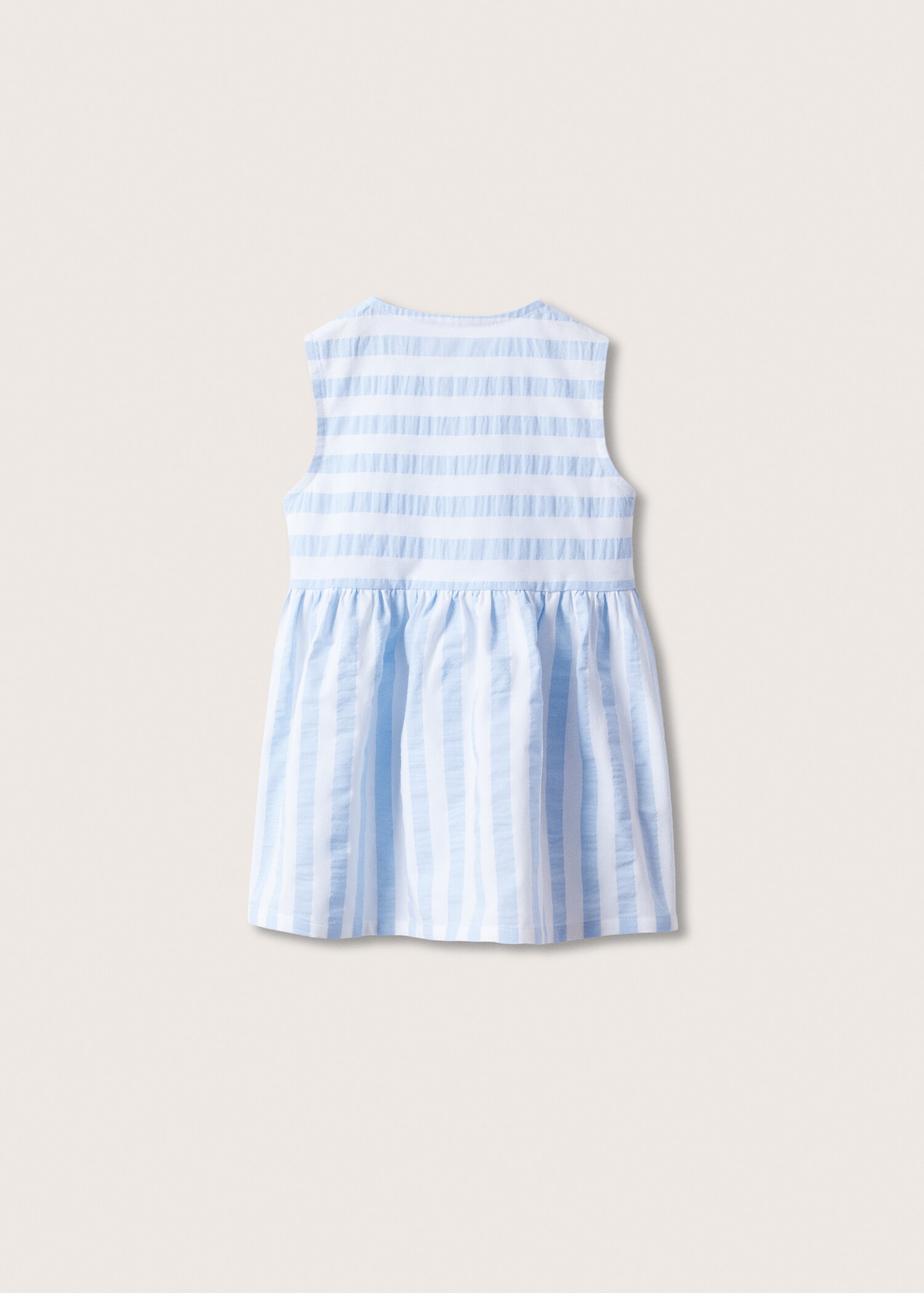 Striped wrap dress - Reverse of the article