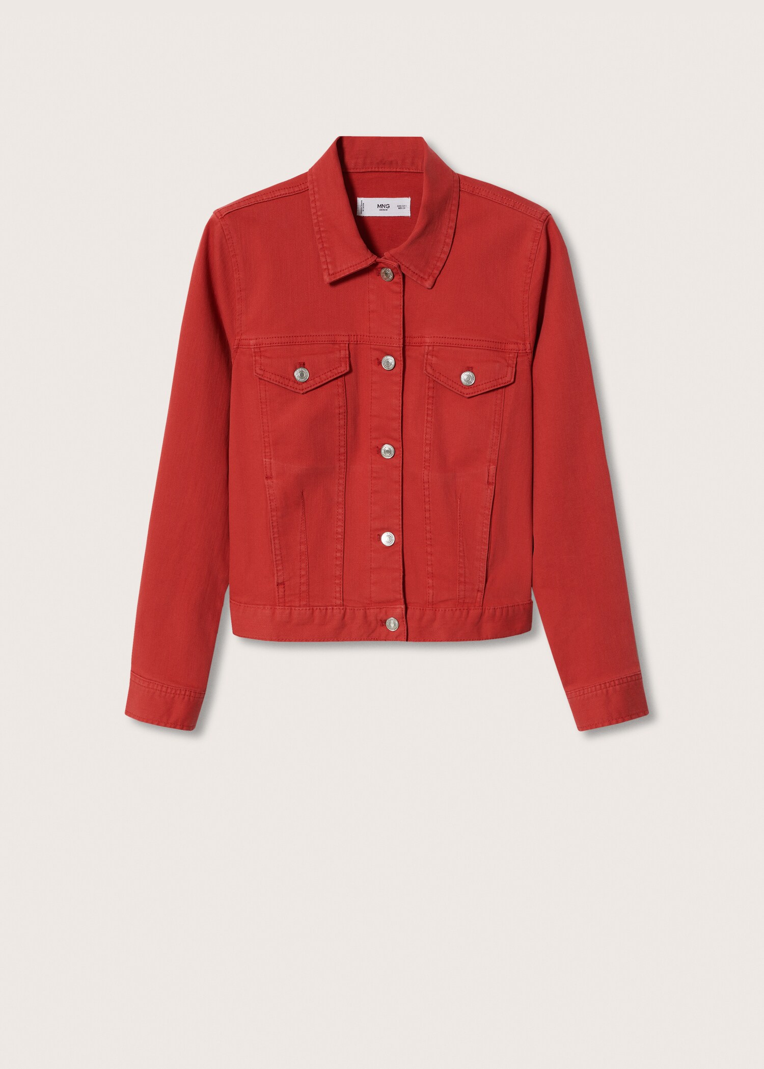 Pocketed denim jacket - Article without model