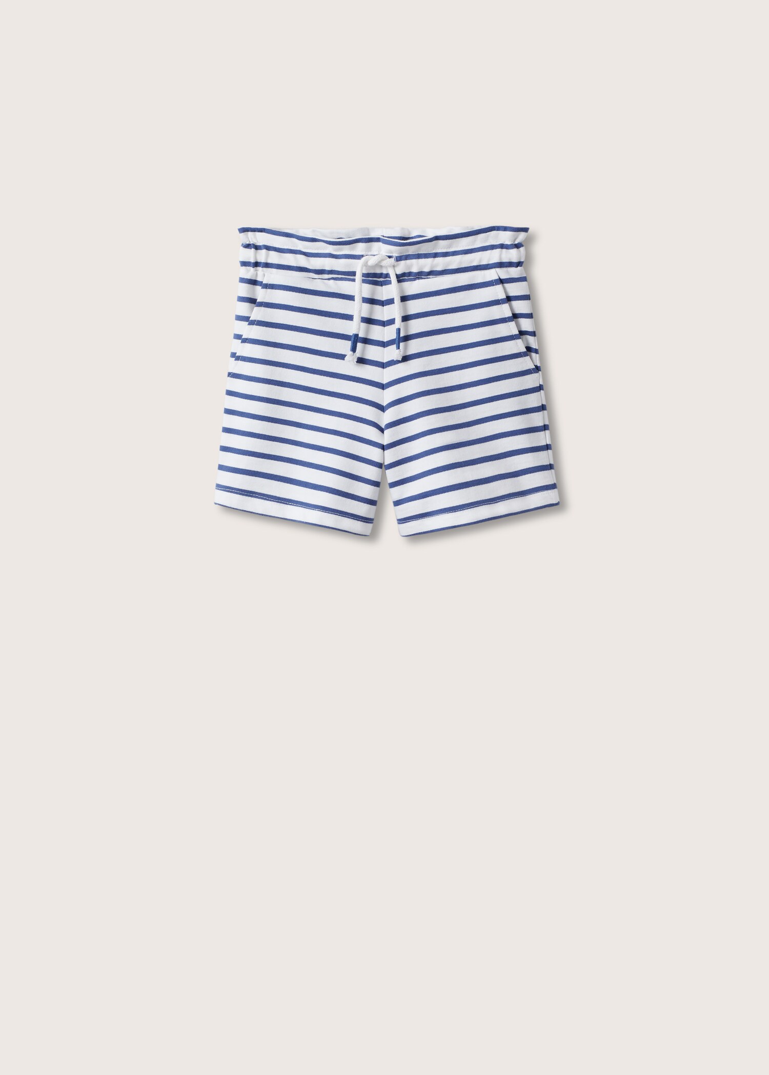 Cotton striped shorts - Article without model