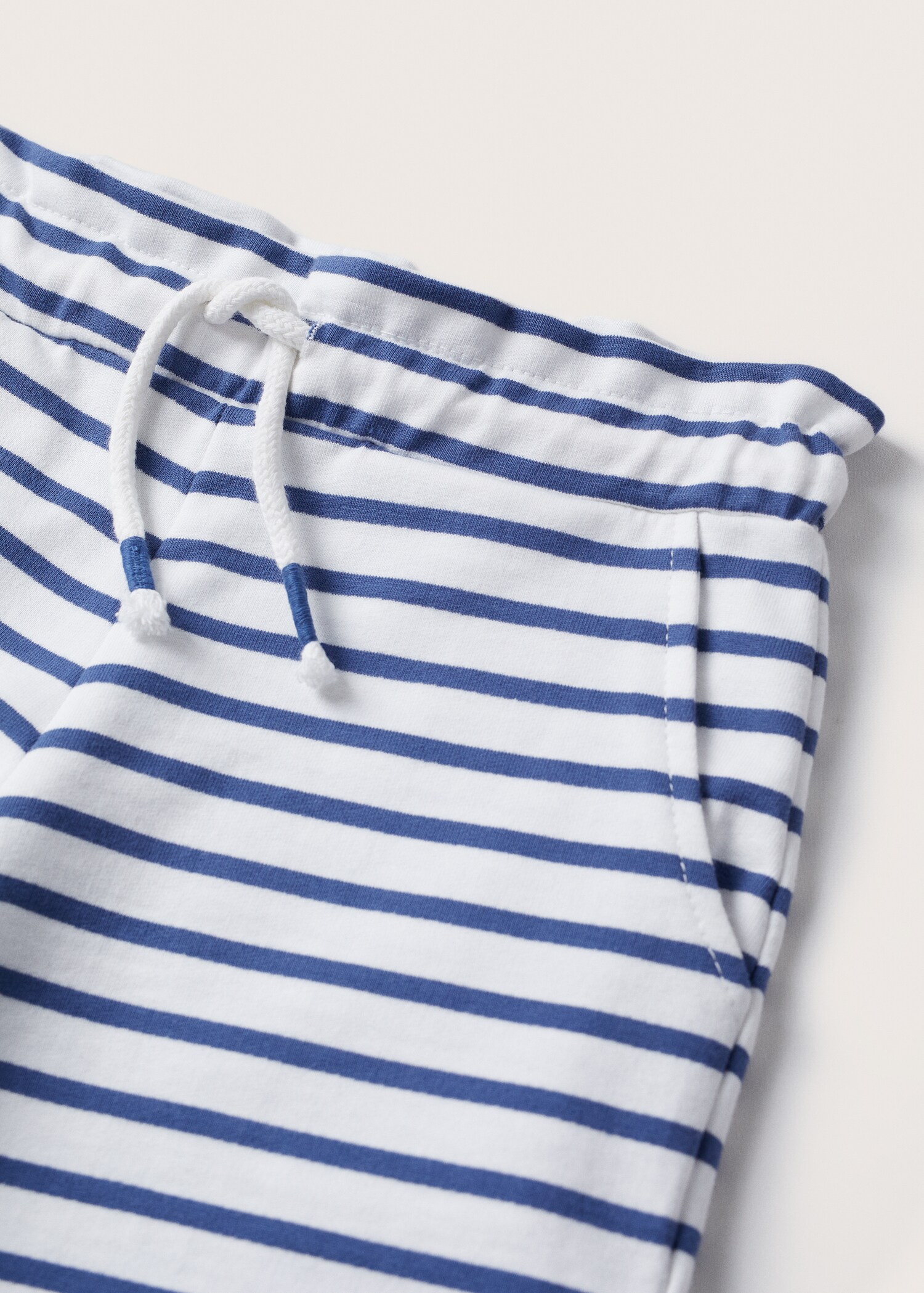 Cotton striped shorts - Details of the article 7