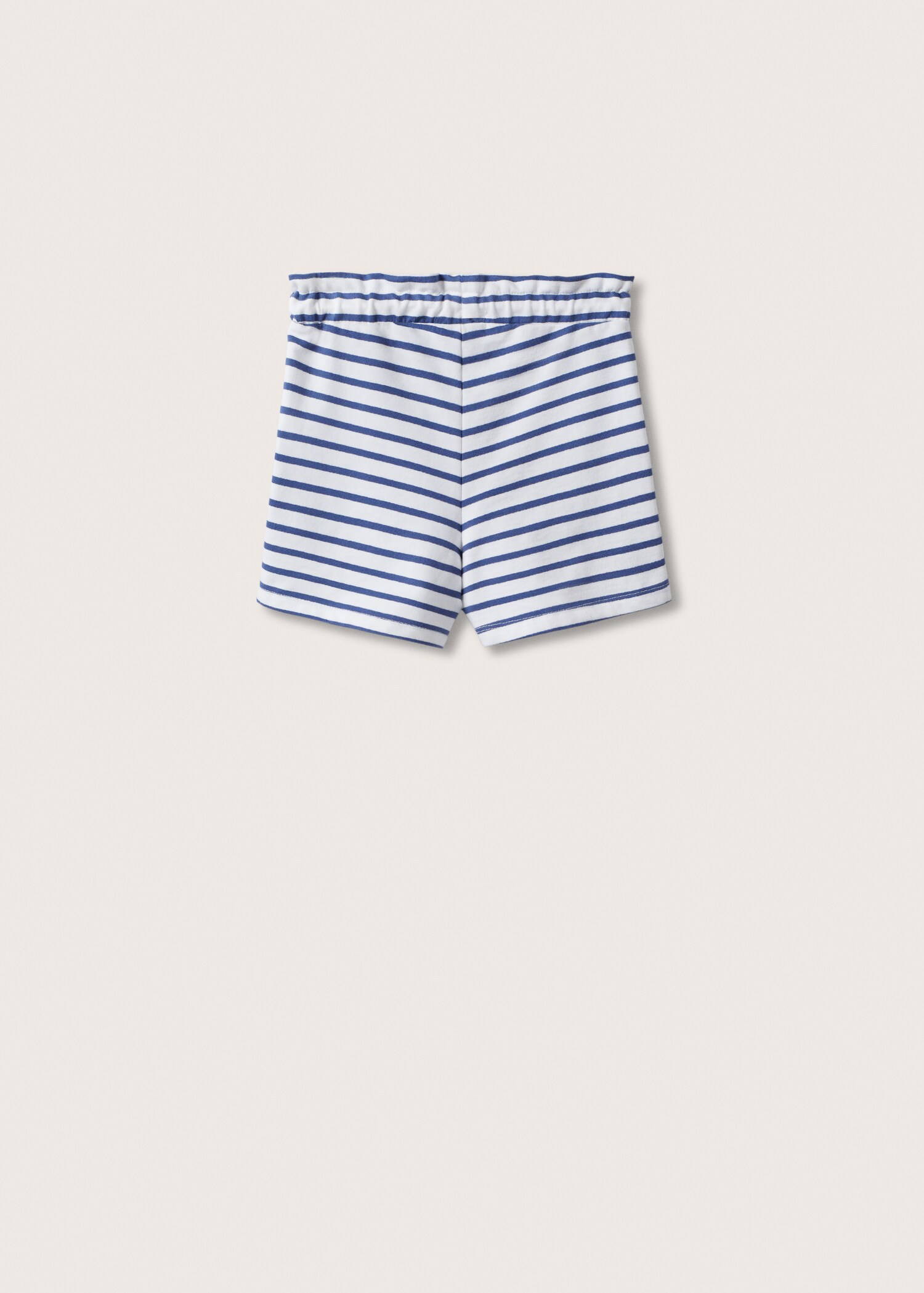 Cotton striped shorts - Reverse of the article