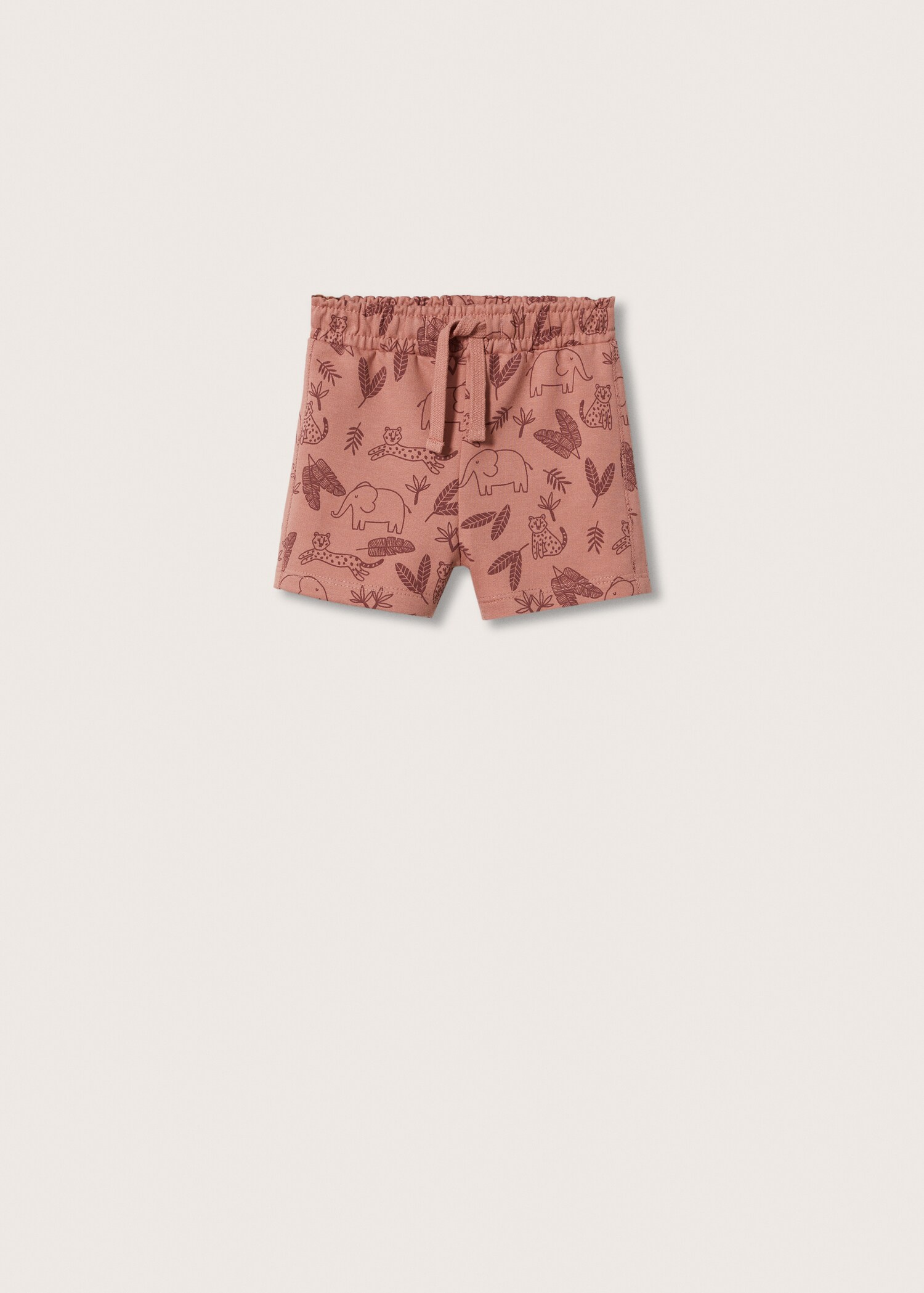 Printed jogging Bermuda shorts - Article without model
