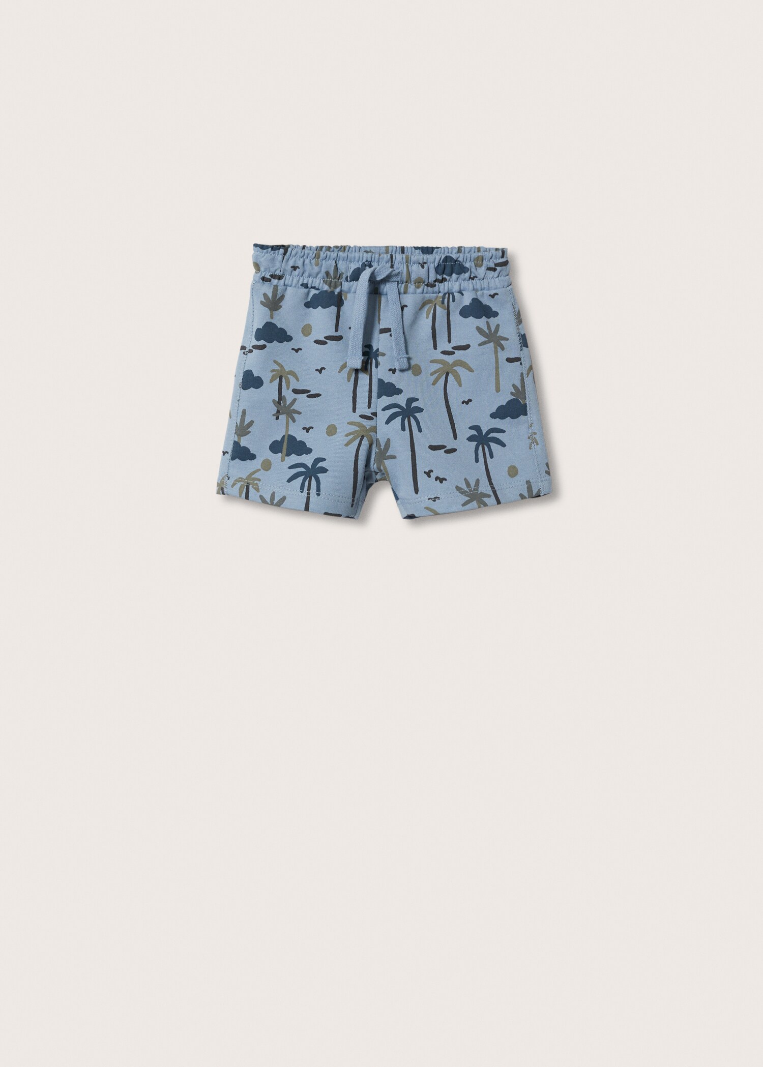 Printed jogging Bermuda shorts - Article without model