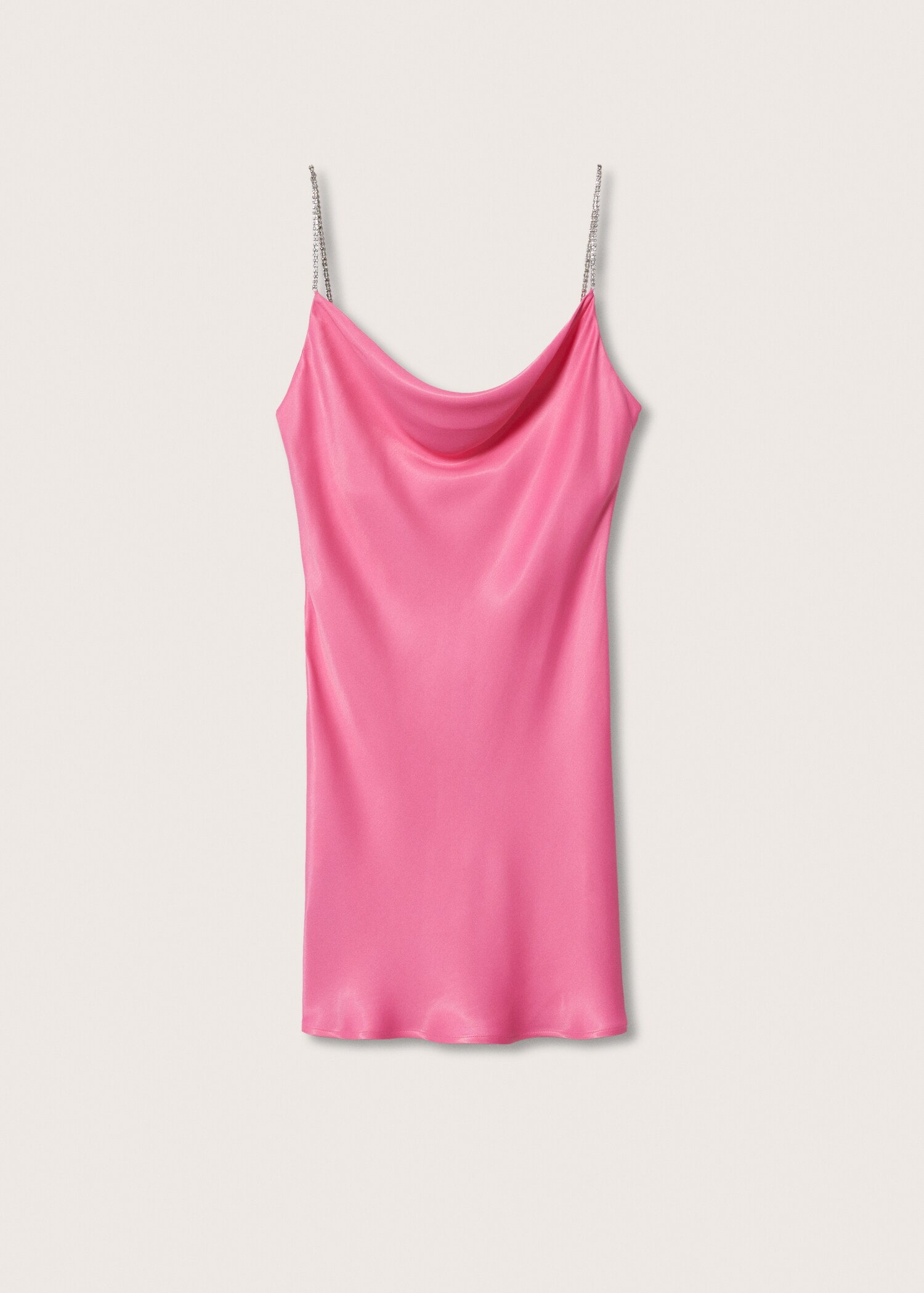 Vestido satinado strass - Artículo sin modelo