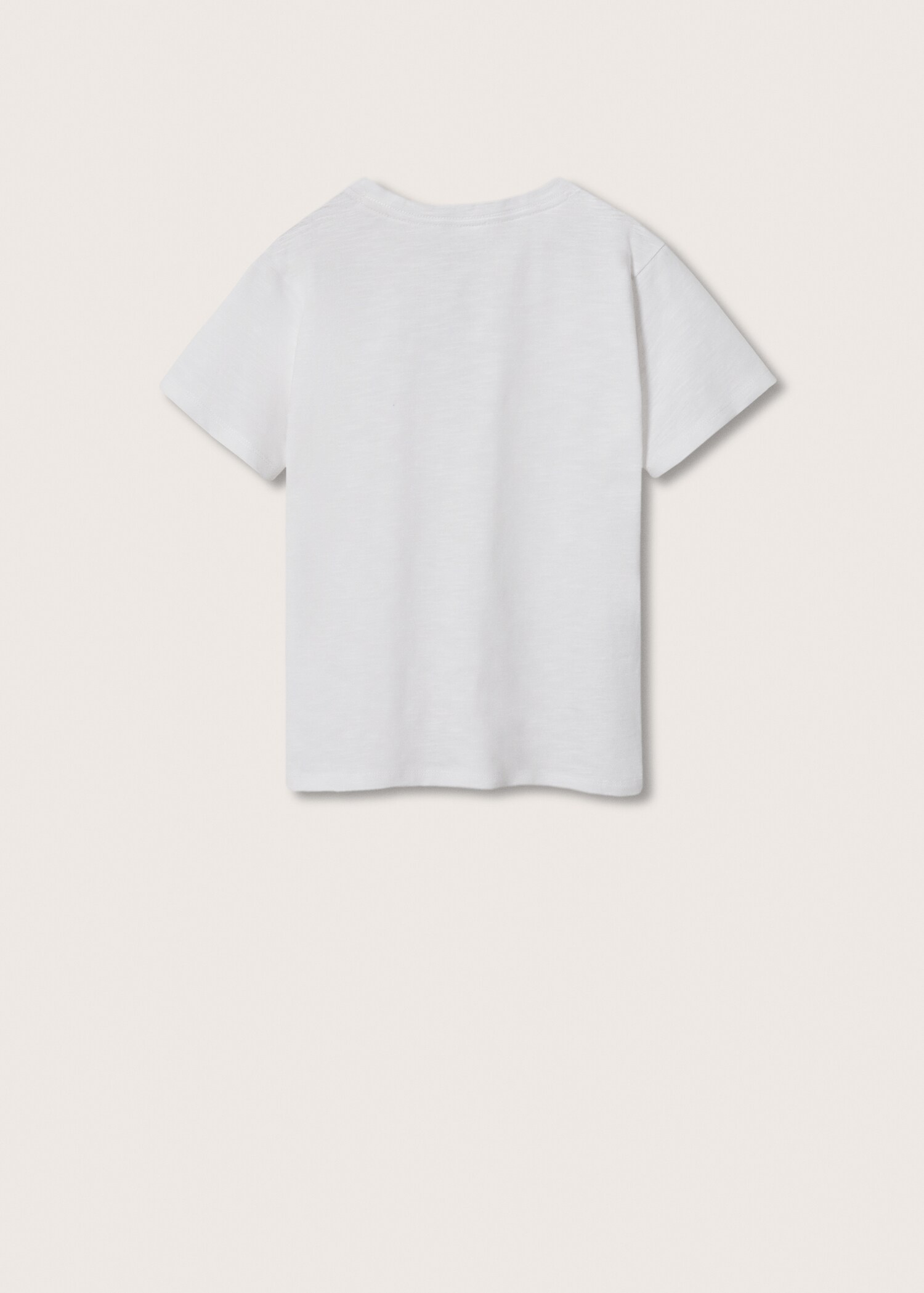 Camiseta algodón botones - Reverso del artículo
