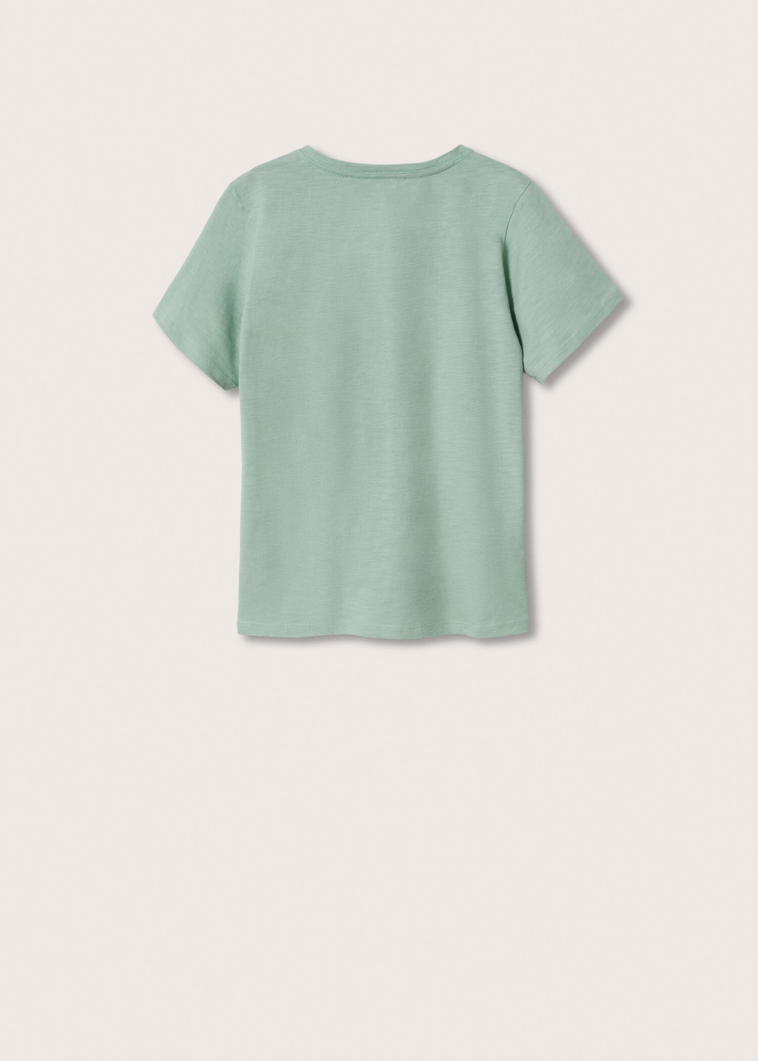 Camiseta algodón botones - Reverso del artículo