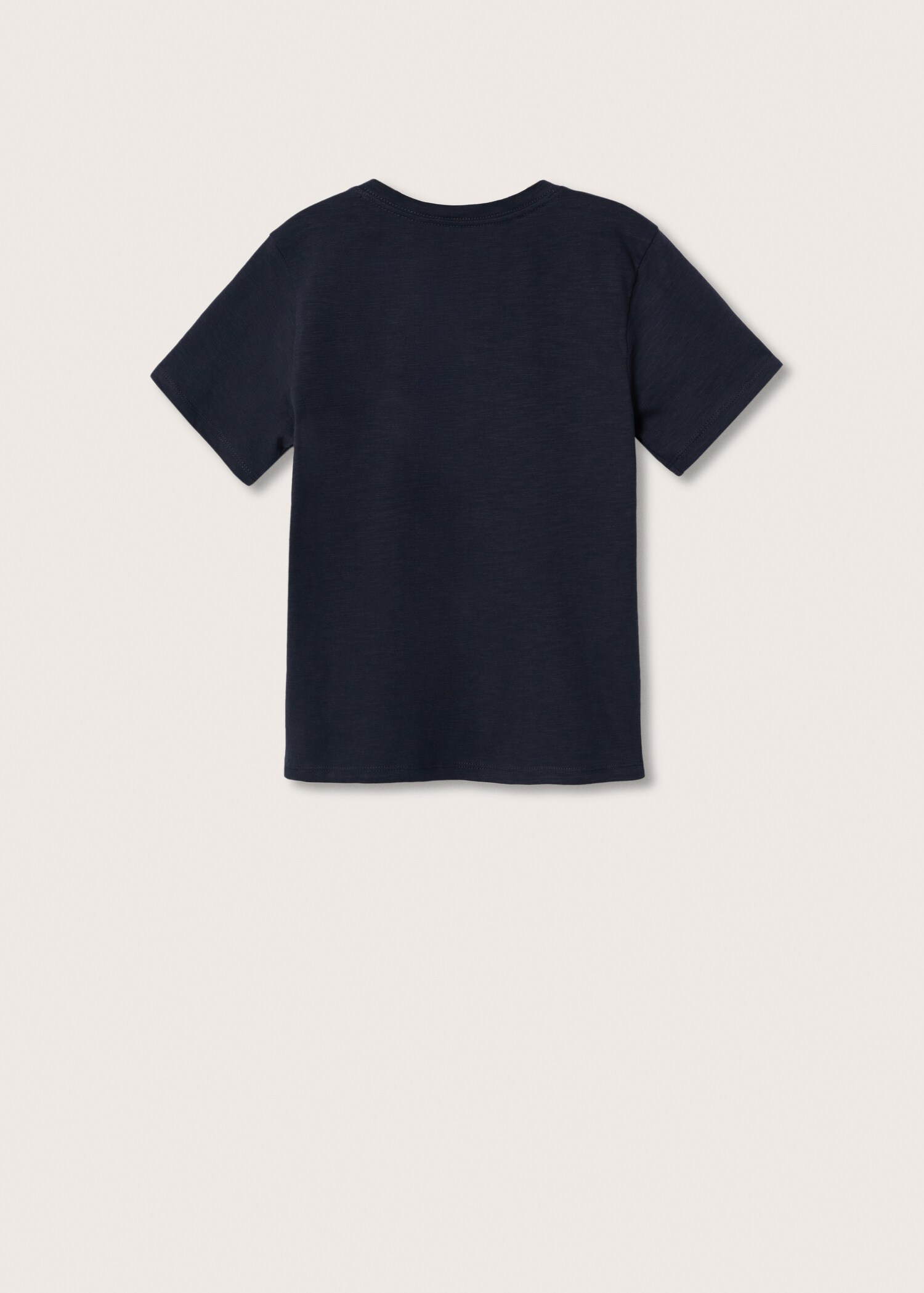 Camiseta algodón botones - Reverso del artículo
