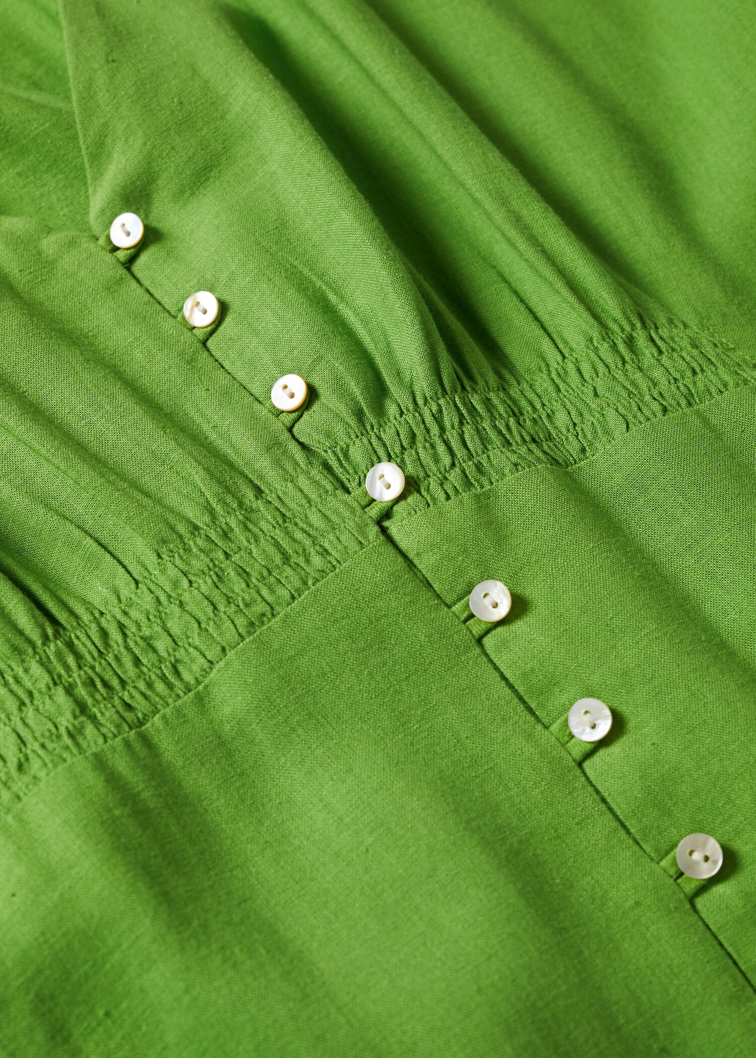 Vestido lino botones - Detalle del artículo 8