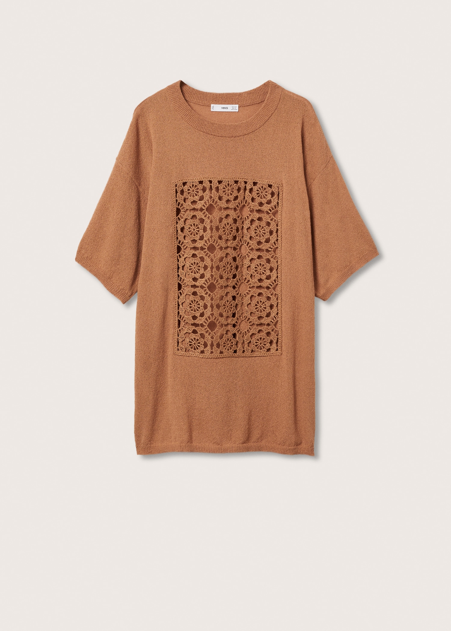 Pullover mit Häkeleinsatz - Damen | MANGO OUTLET Liechtenstein