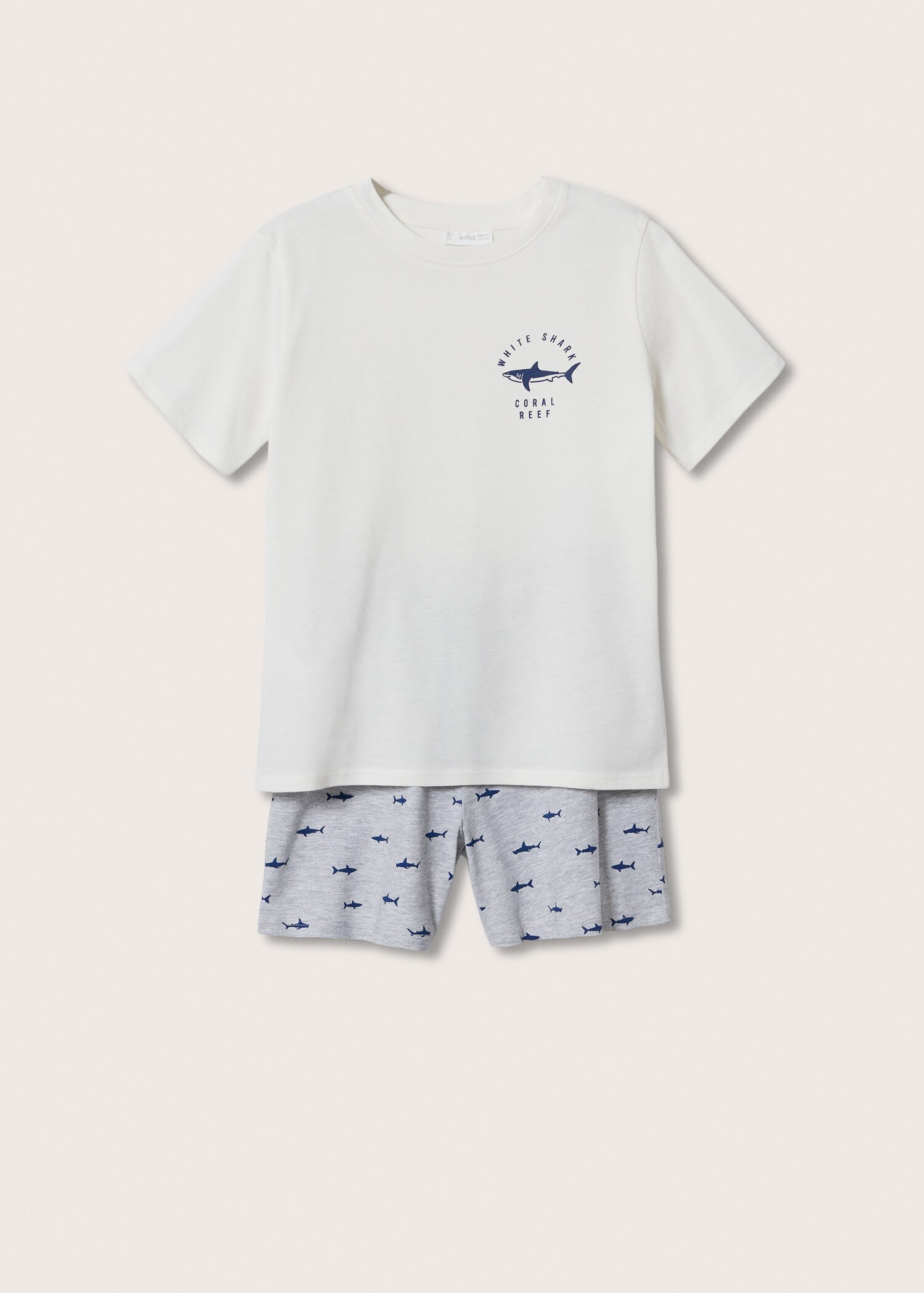 Krátké bavlněné pyžamo - Zboží bez modelu