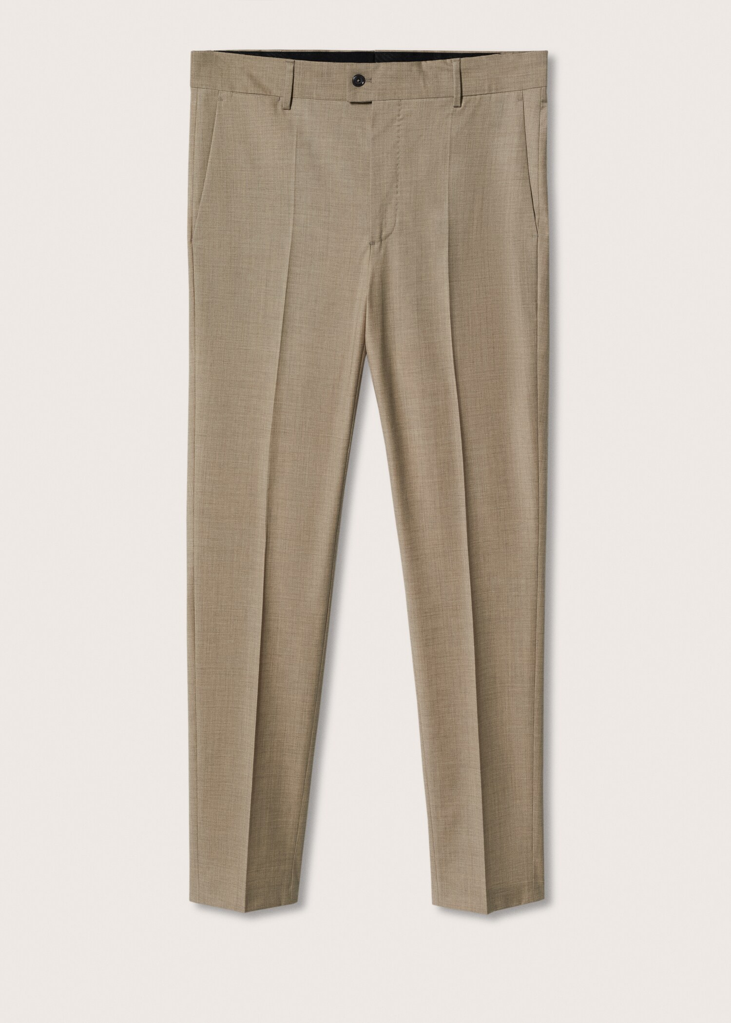 Slim fit wool suit trousers - Article without model