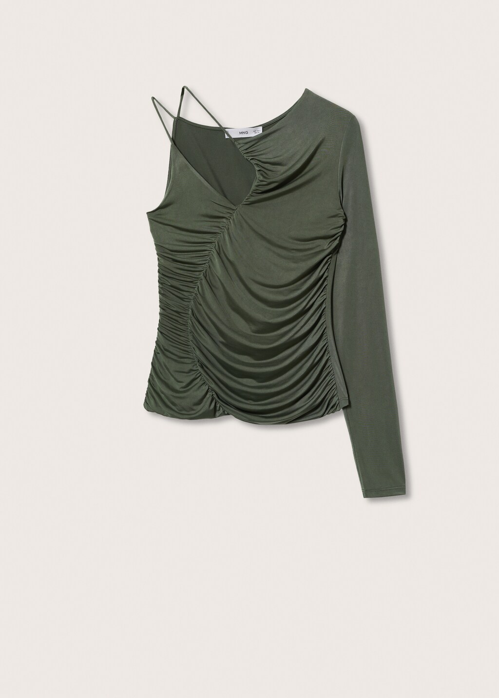 Camiseta asimetrica abertura