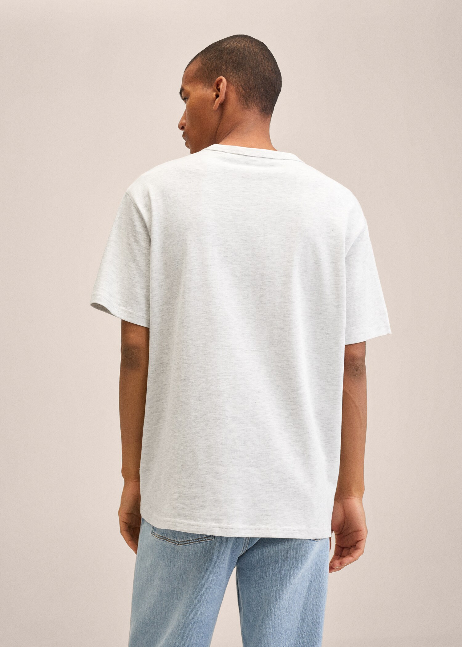Relaxed fit cotton t-shirt - Reverse of the article