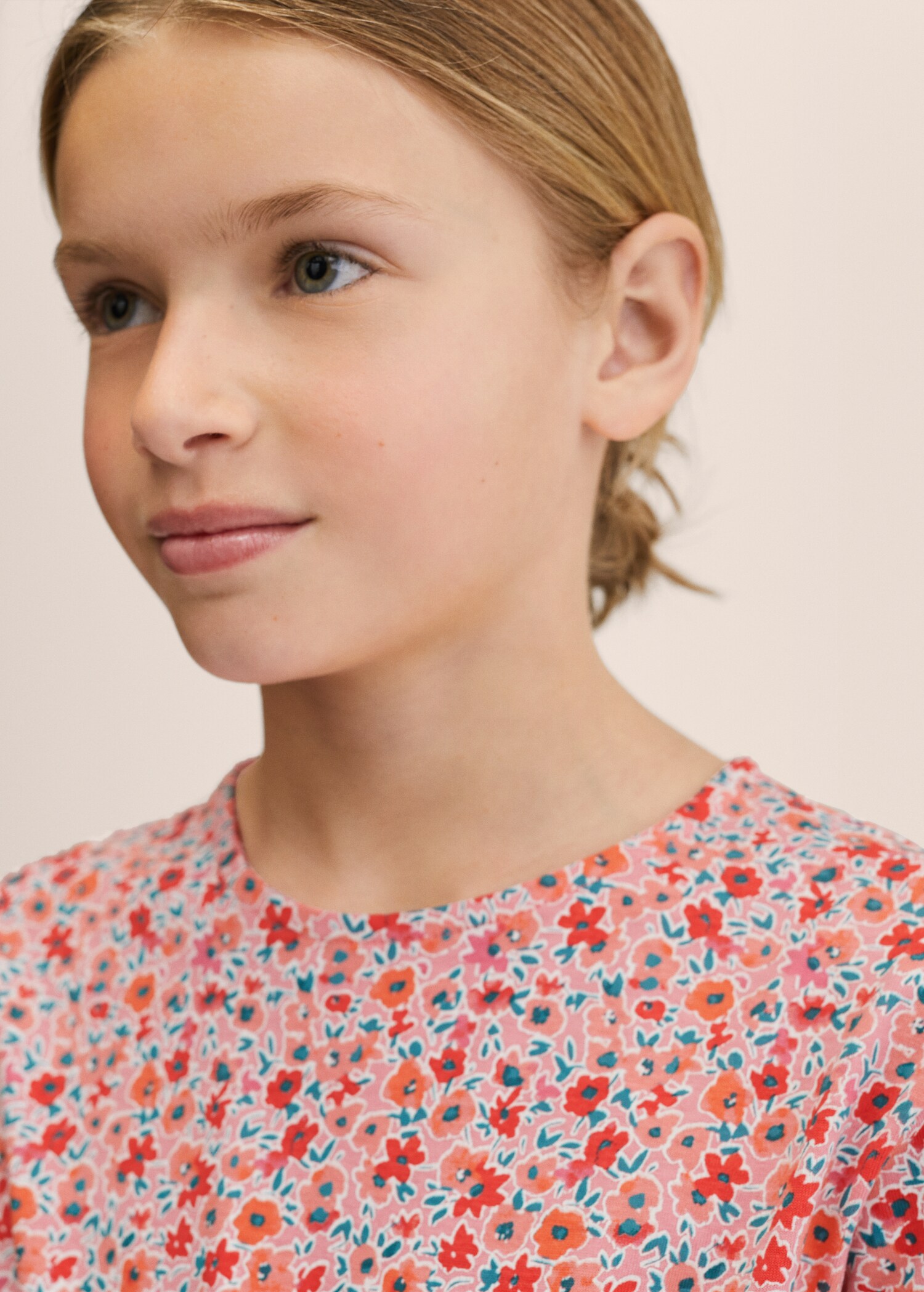 Printed cut-out detail dress - Details of the article 1