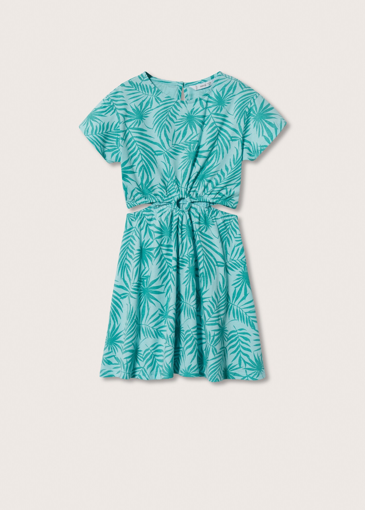 Printed cut-out detail dress - Article without model