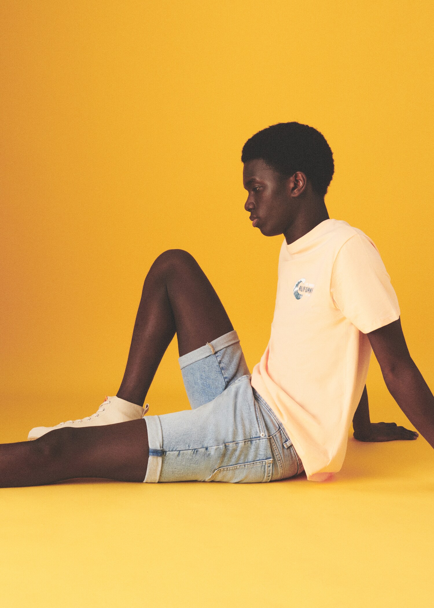 Printed cotton-blend T-shirt - Details of the article 5