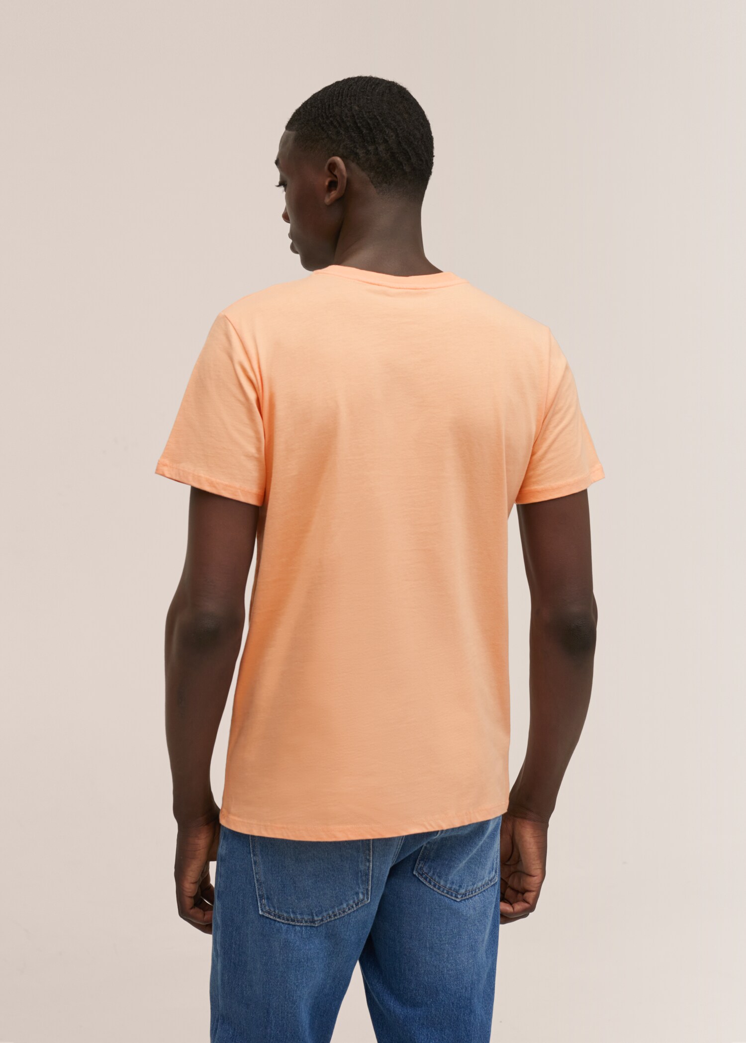 Printed cotton-blend T-shirt - Reverse of the article