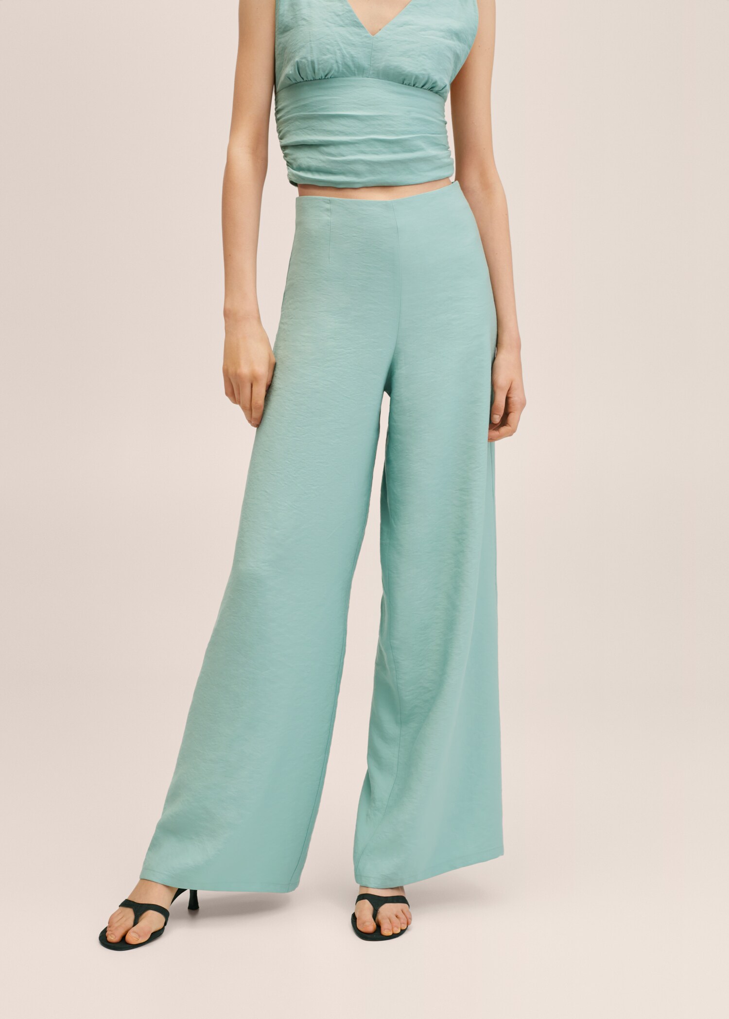 Modal palazzo trousers - Details of the article 1