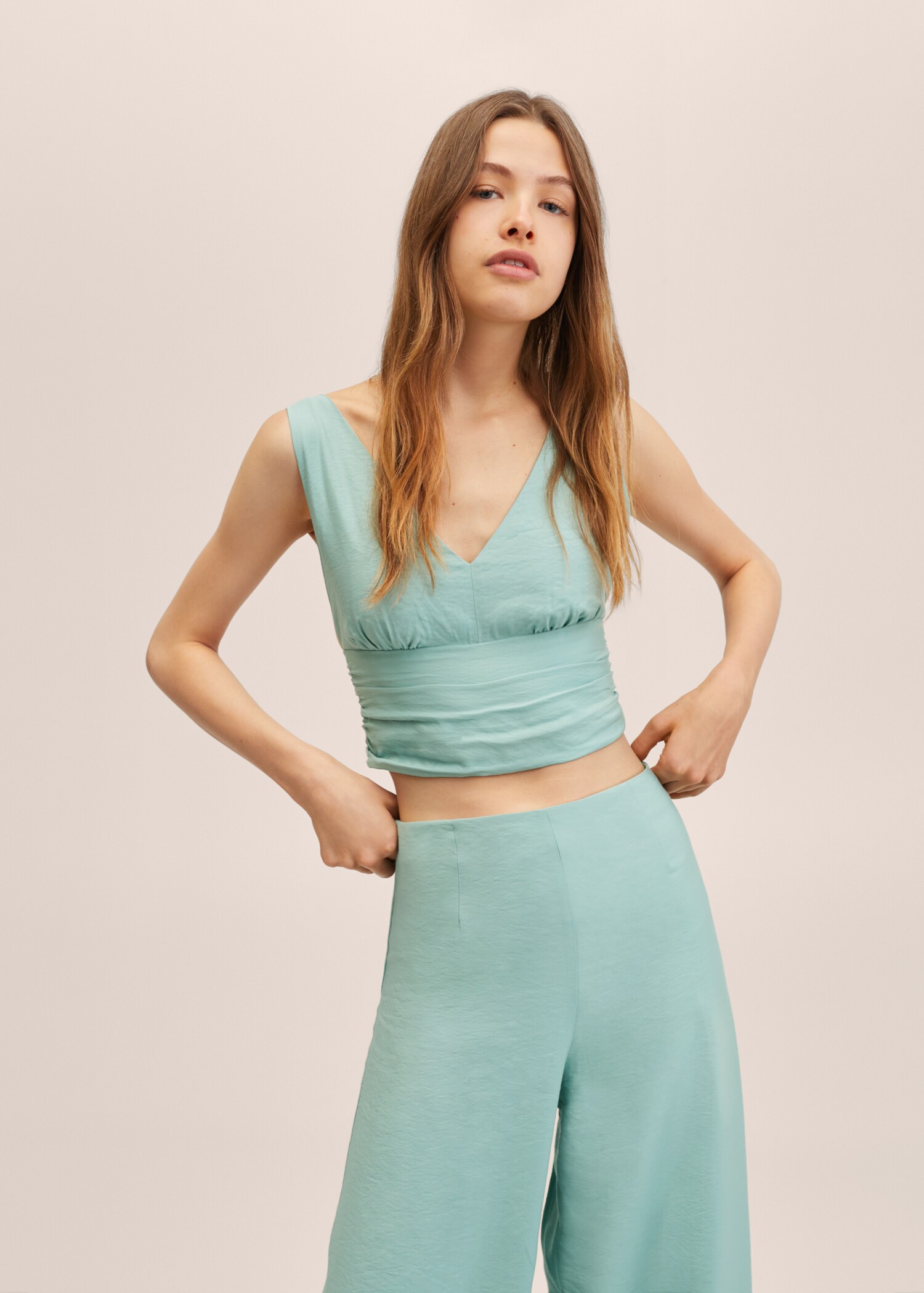Modal palazzo trousers - Details of the article 2
