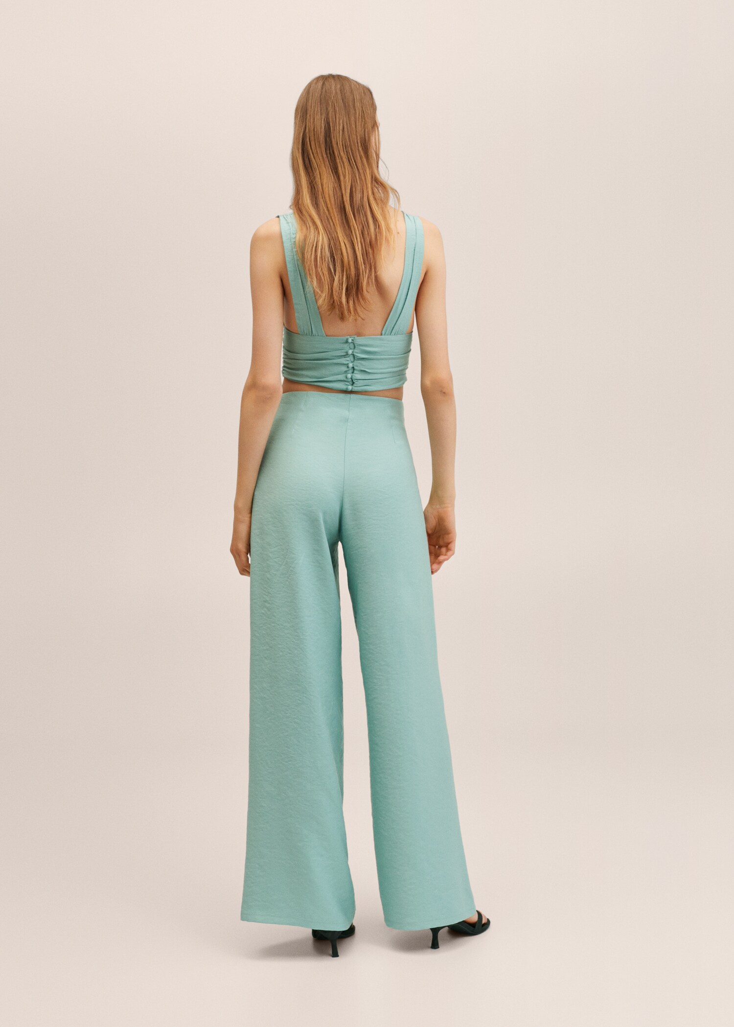Modal palazzo trousers - Reverse of the article