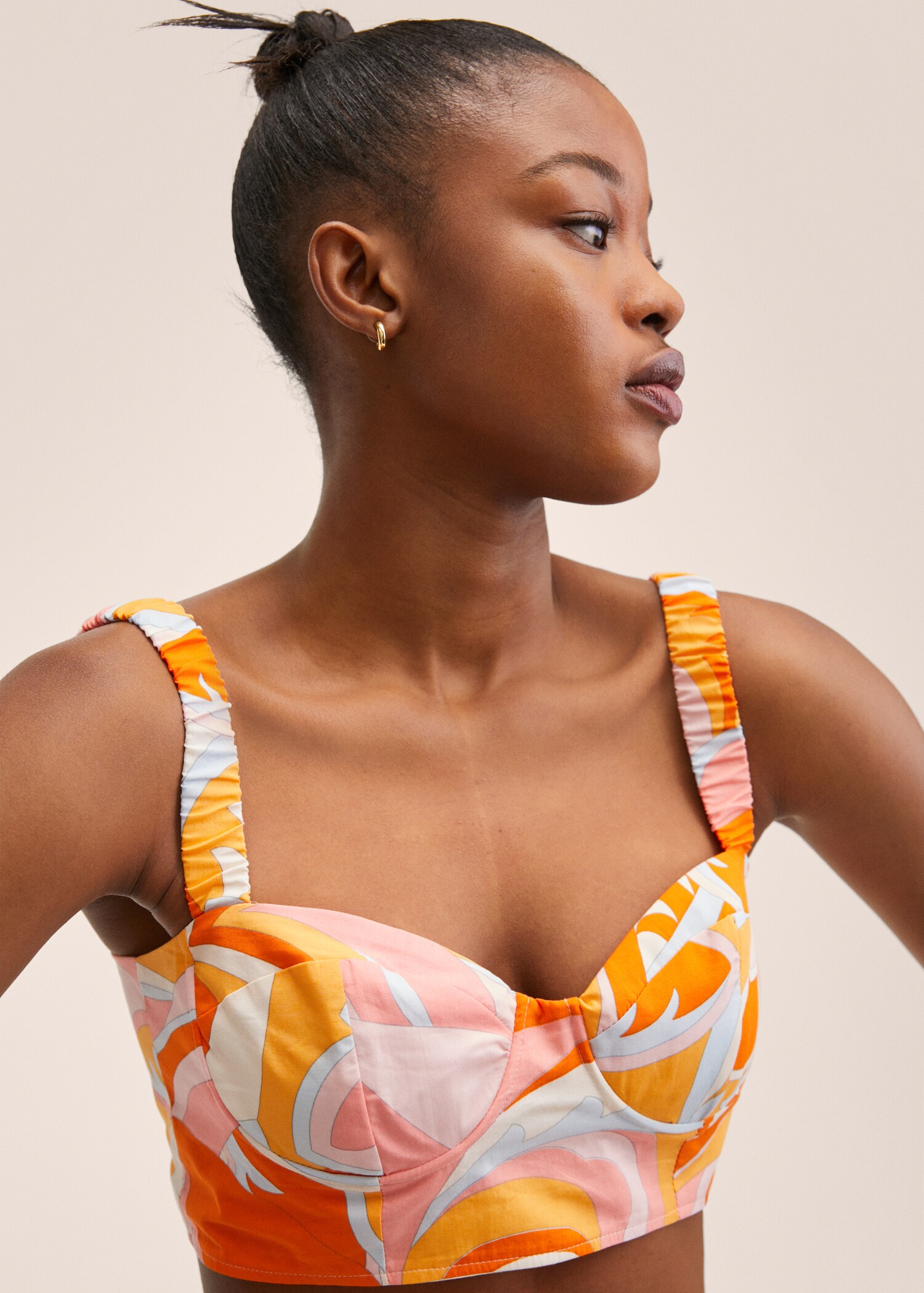 Gemustertes Crop-Top  - Detail des Artikels 1