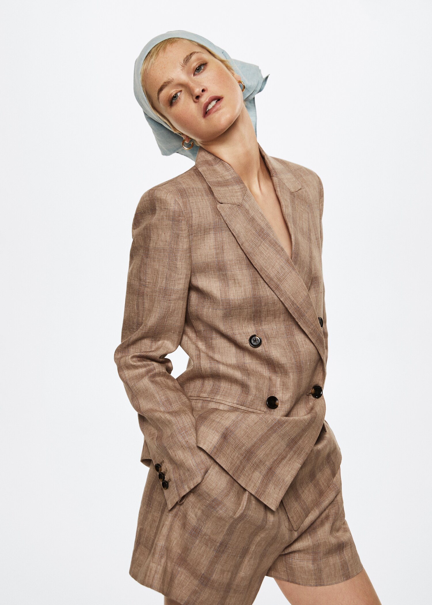 100% linen suit blazer - Medium plane