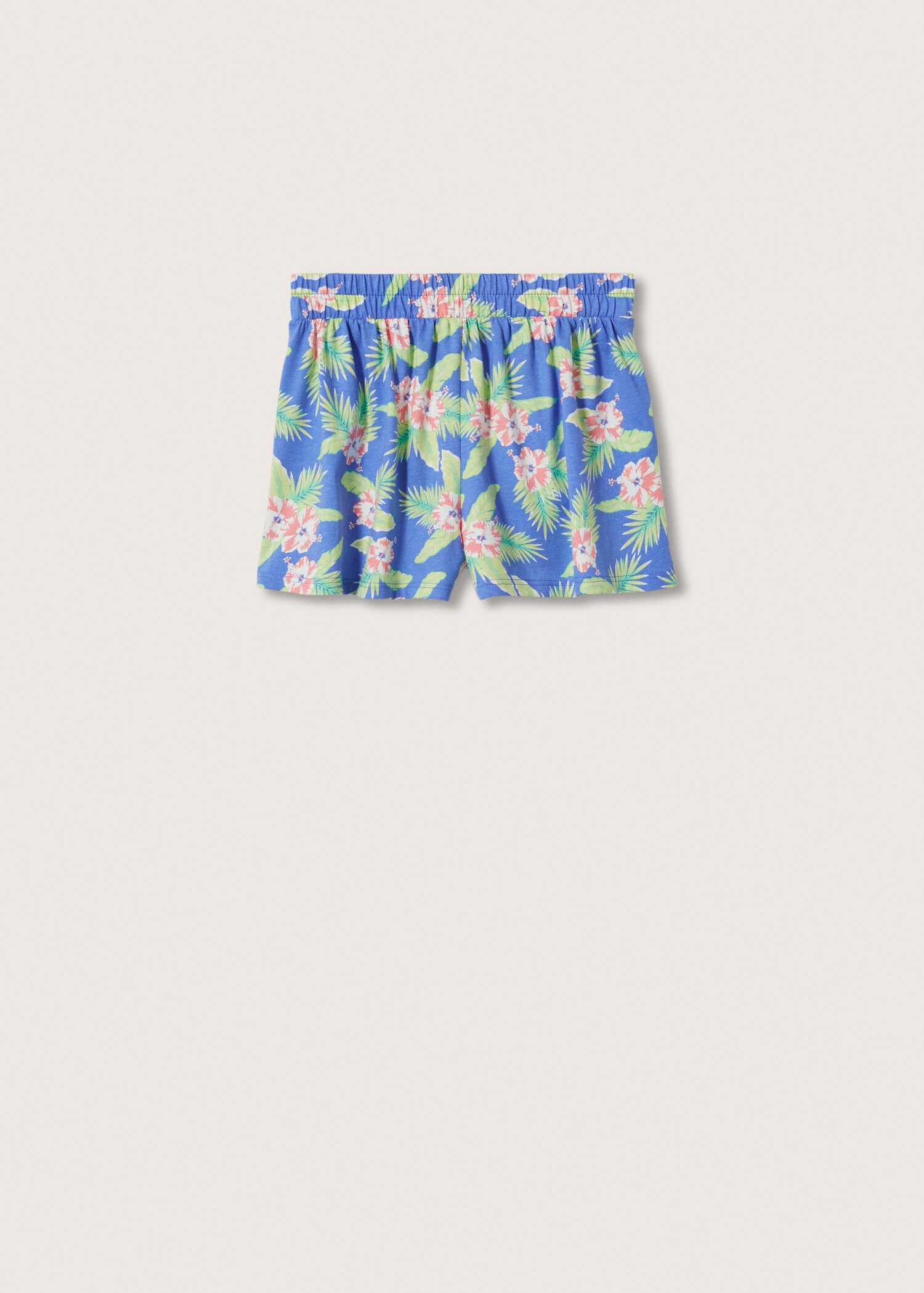 Shorts met tropische print - Achterkant van het artikel