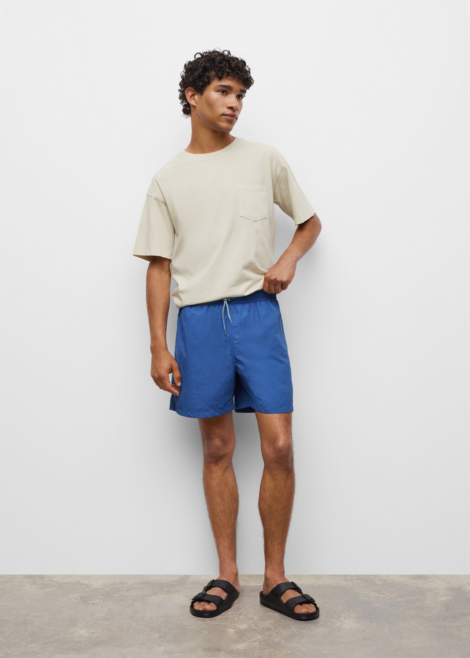 Maillot de bain cordon tressé - Plan moyen