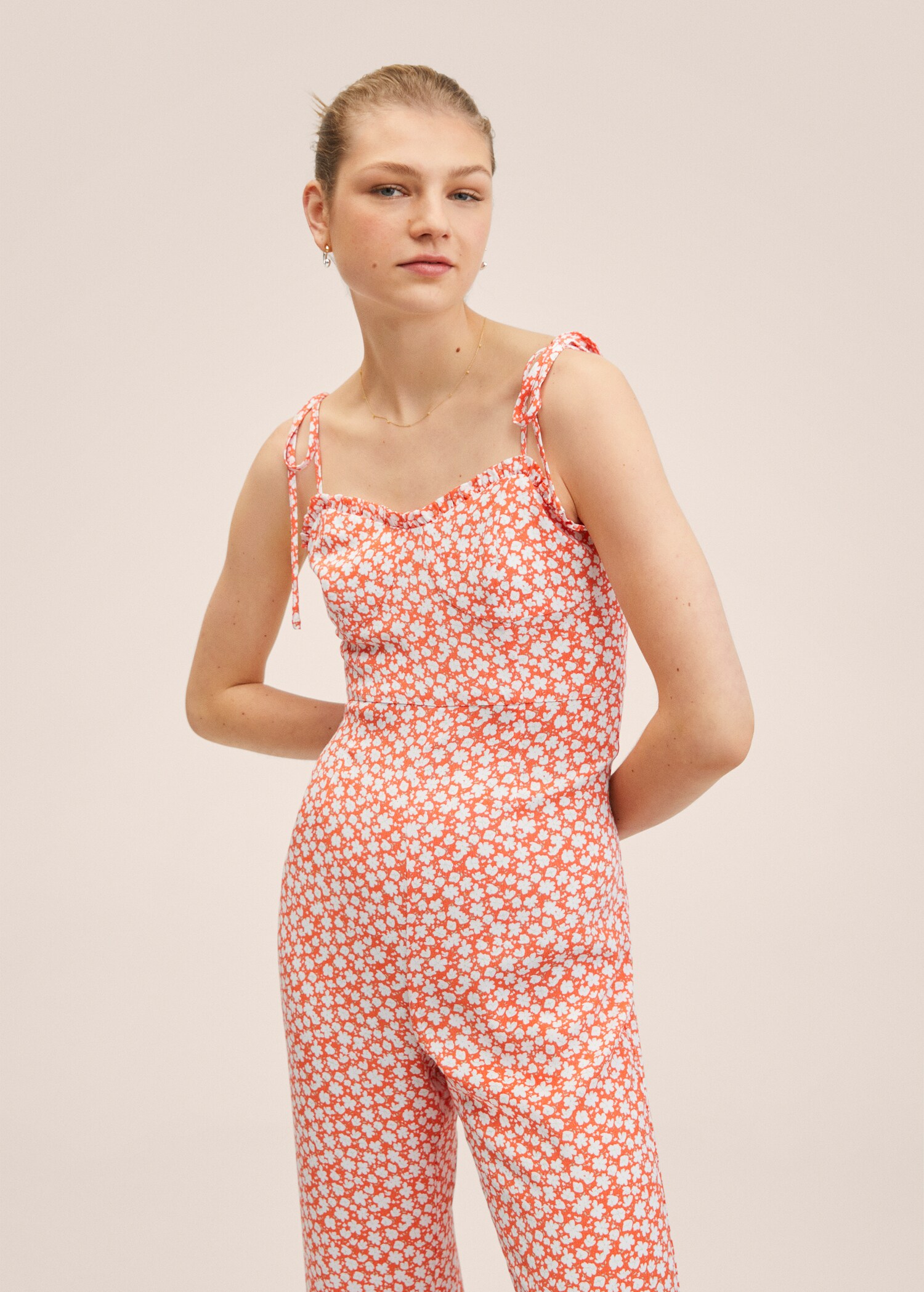 Floral print jumpsuit - Medium plane