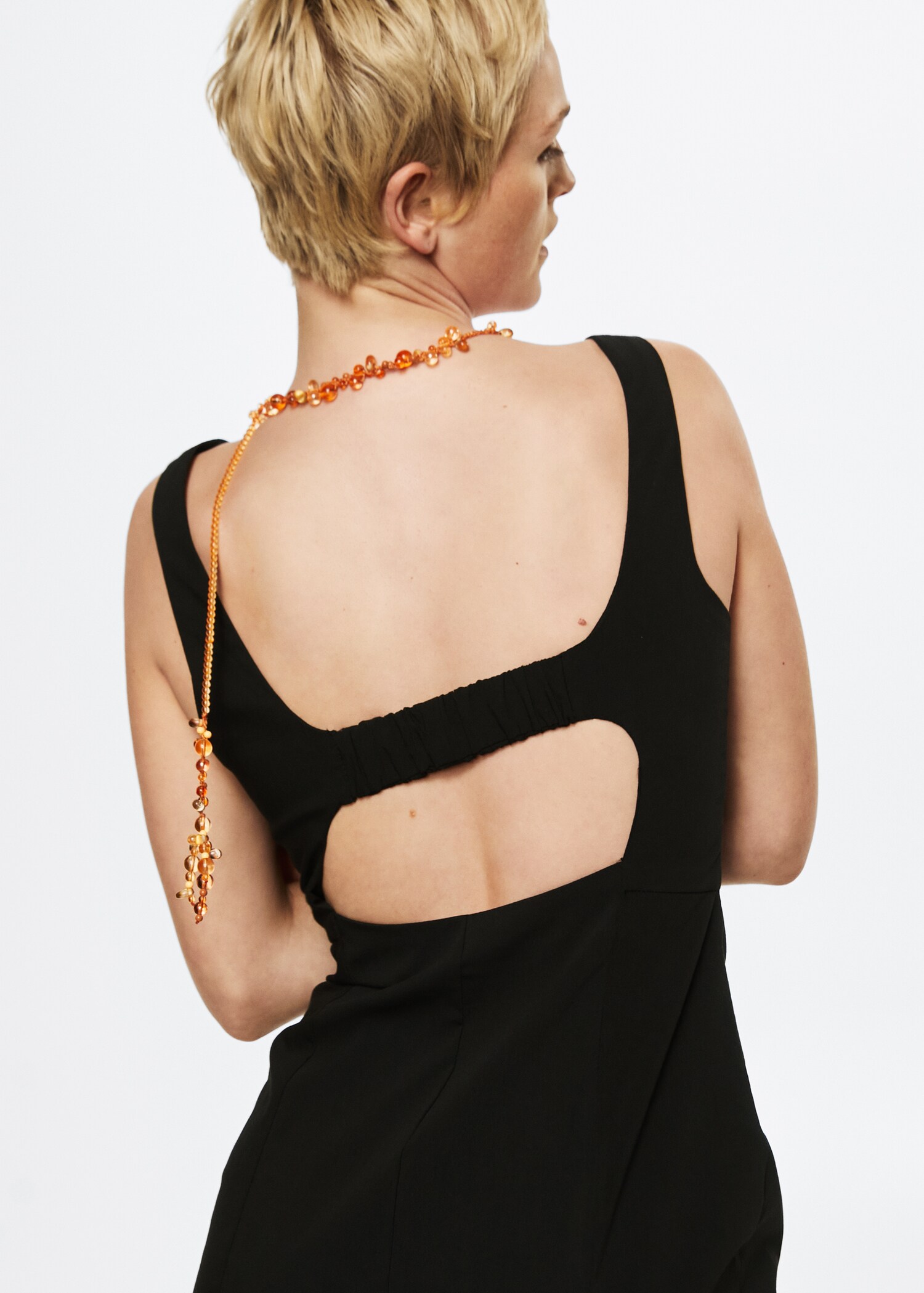 Cut-out detail dress - Details of the article 2