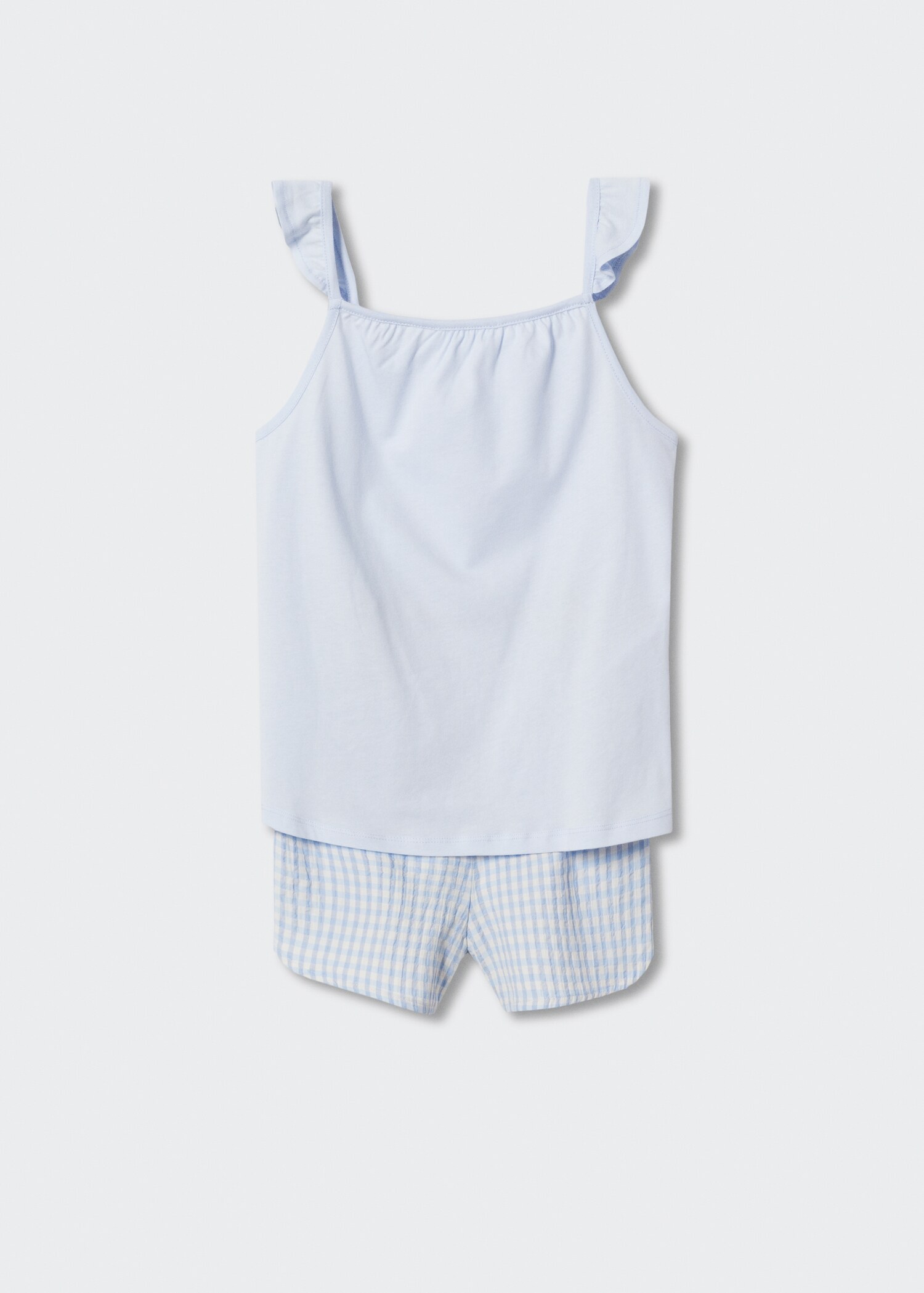 Pijama corto cuadro vichy - Reverso del artículo