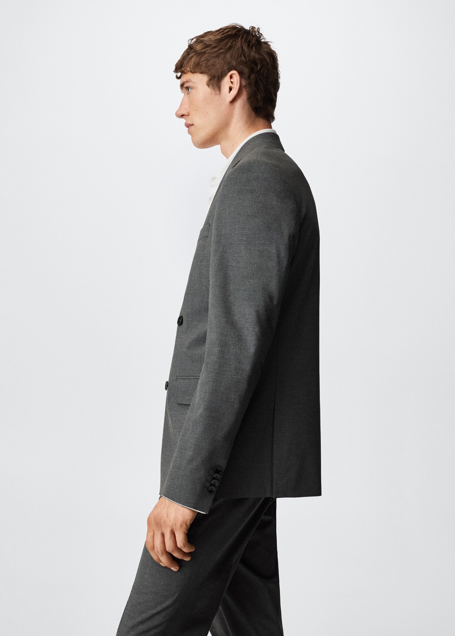 Americana vestir slim fit creuada - Detall de l'article 1