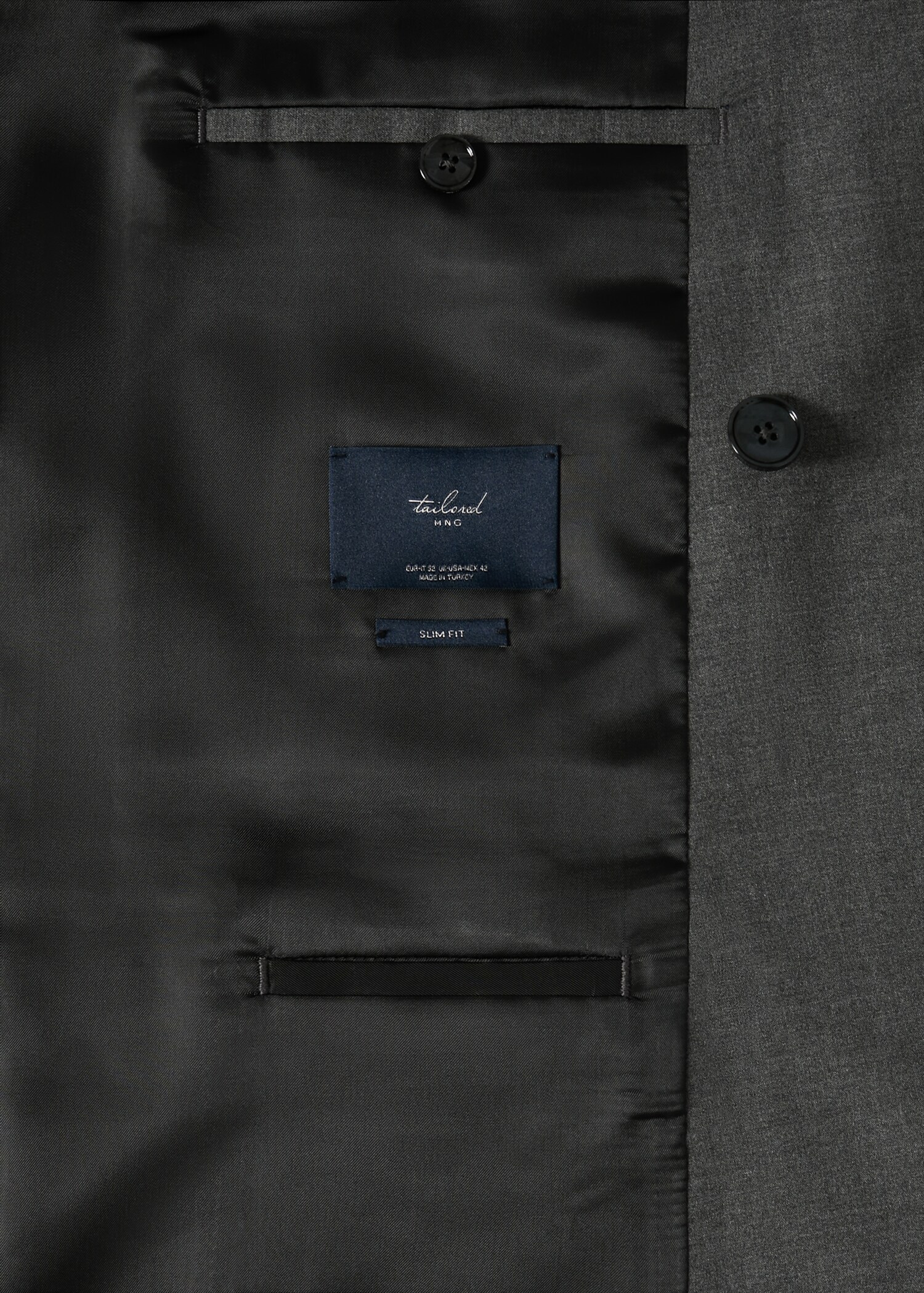 Americana vestir slim fit creuada - Detall de l'article 8