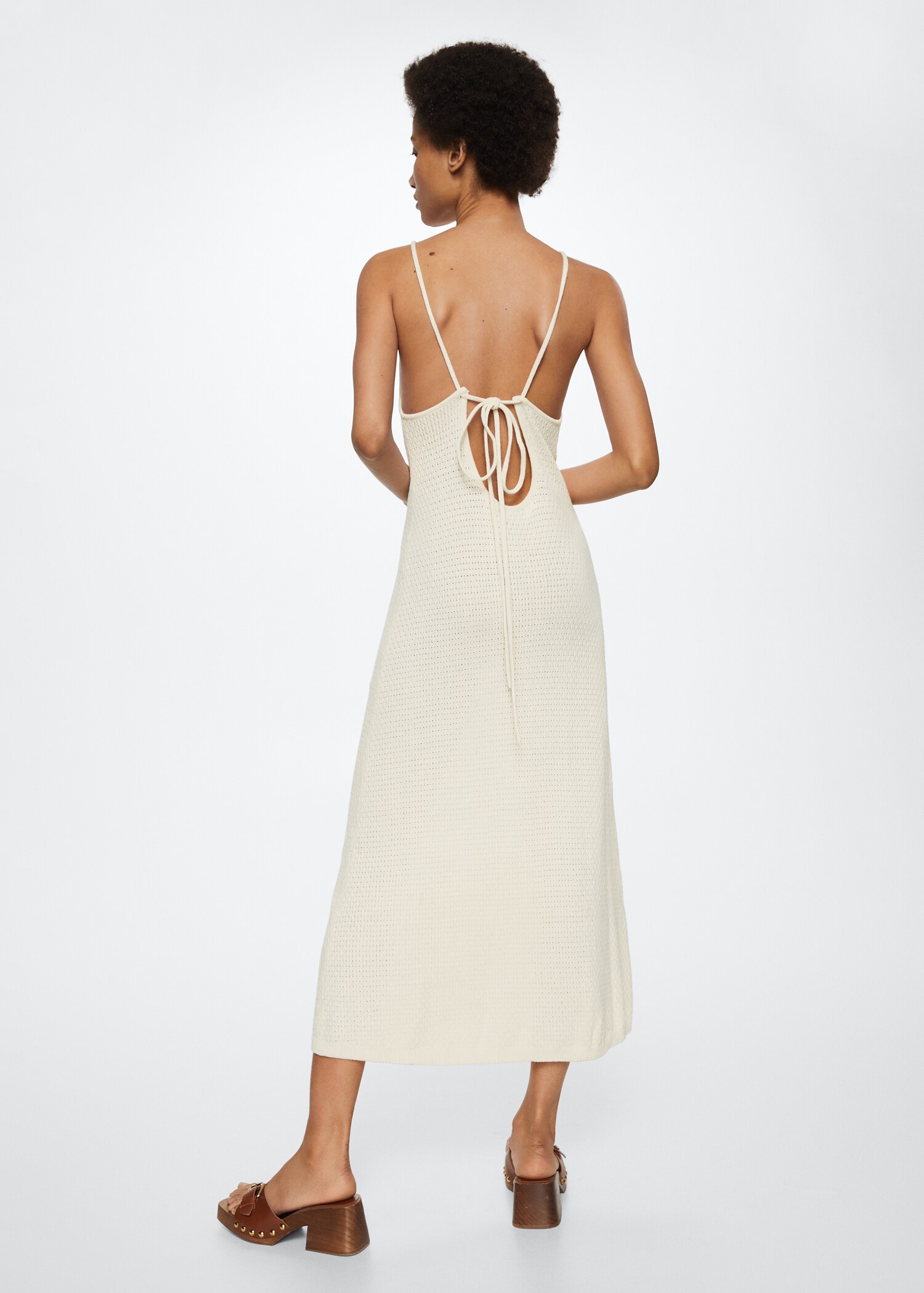 Knit cotton-blend dress - Reverse of the article