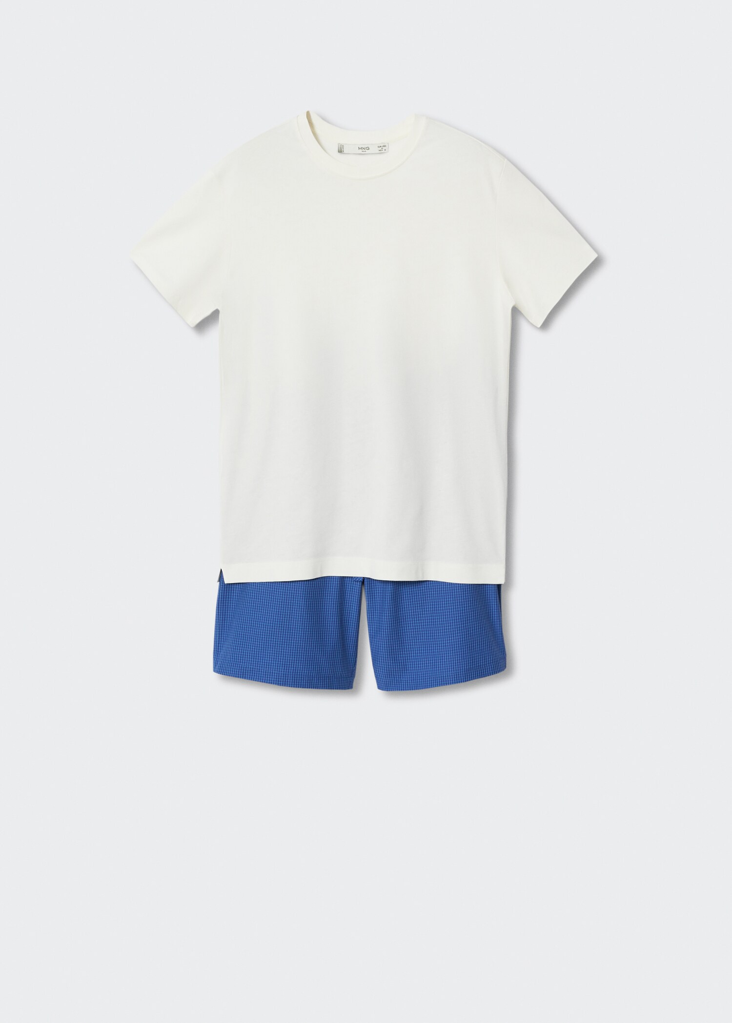 Krátké bavlněné pyžamo - Zboží bez modelu