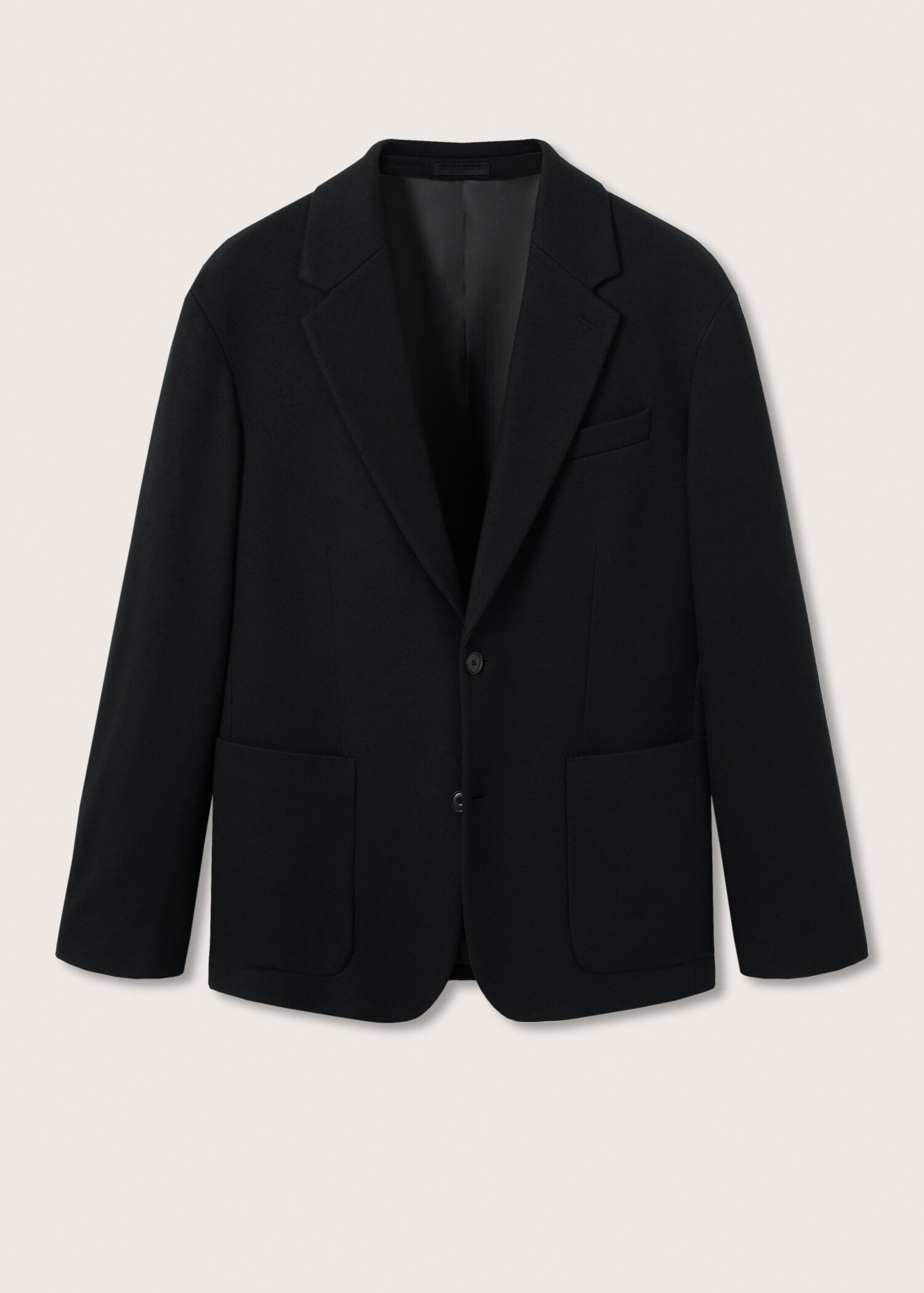 Virgin wool regular tailored jacket - Article without model