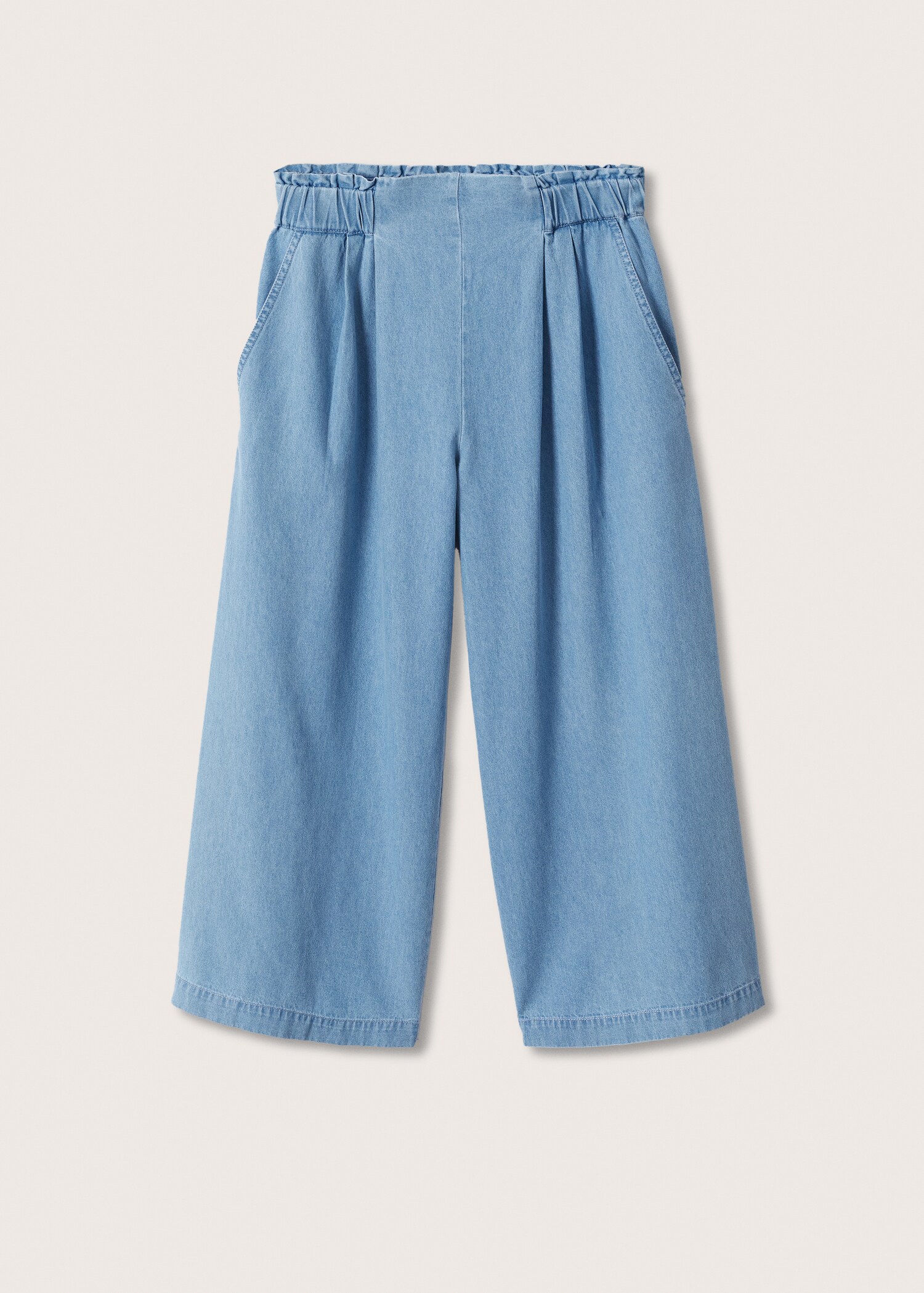 100% cotton culotte trousers  - Article without model