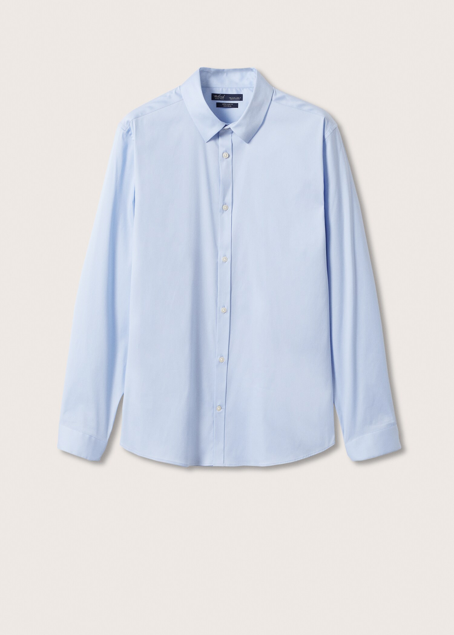 Super slim fit cotton stretch suit shirt - Article without model