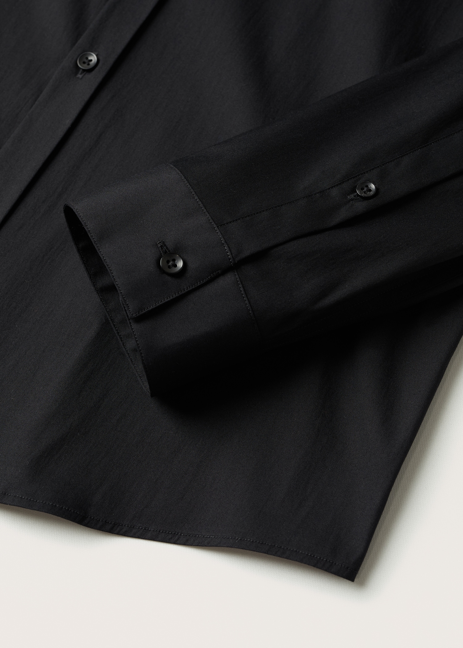 Super slim fit cotton stretch suit shirt - Details of the article 7