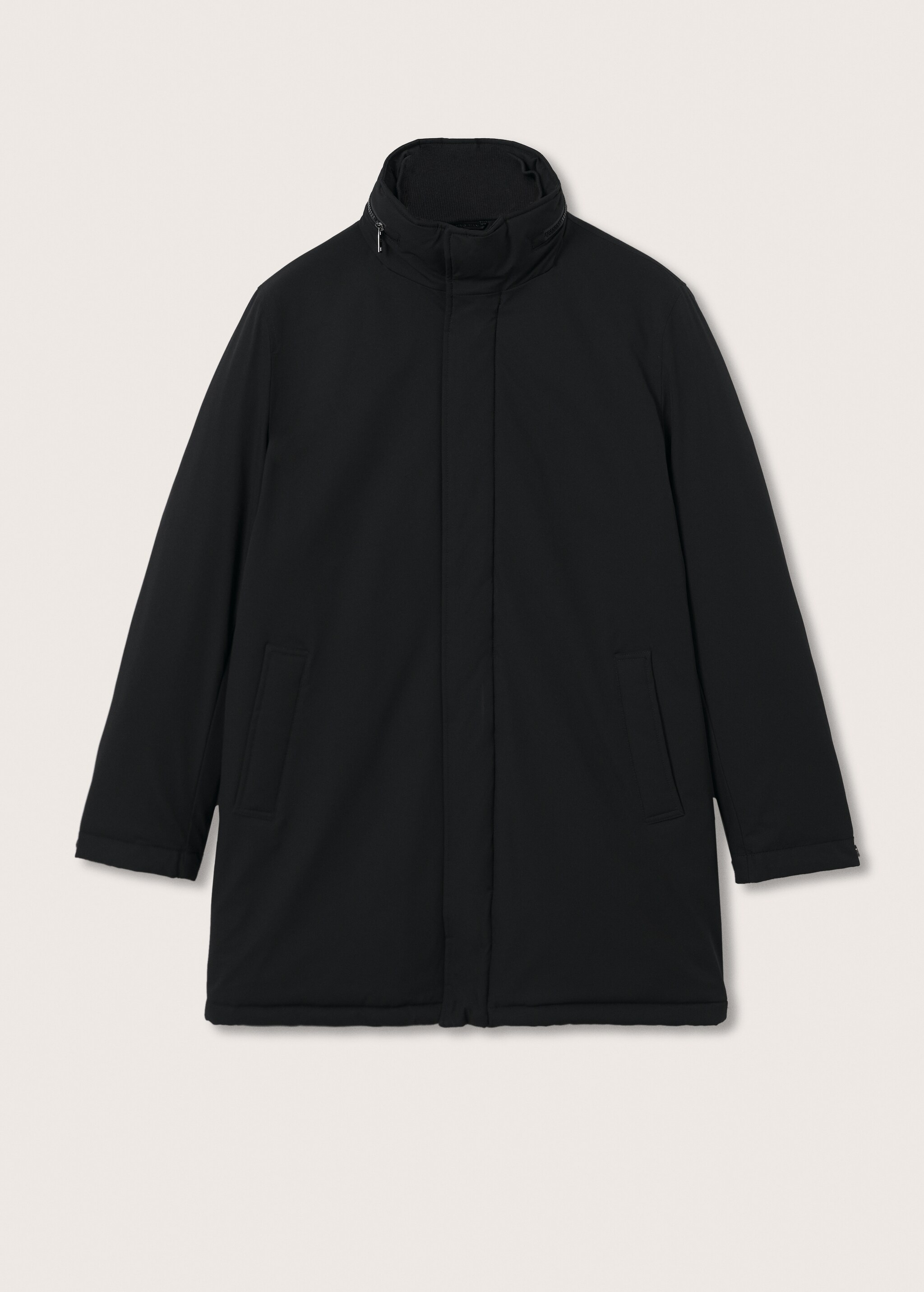 Hooded waterproof quilted parka - Article without model