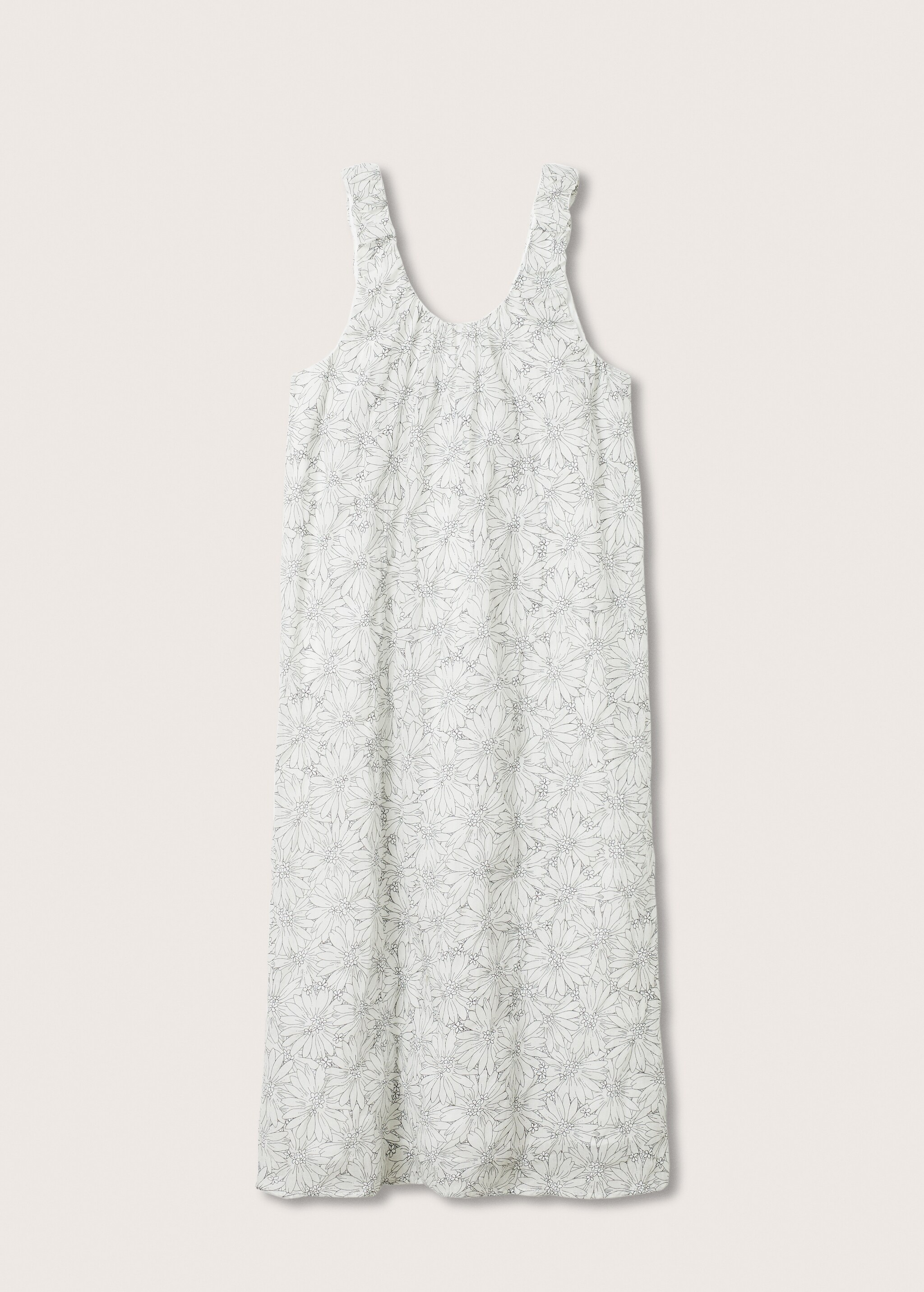 Vestido algodón flores - Artículo sin modelo