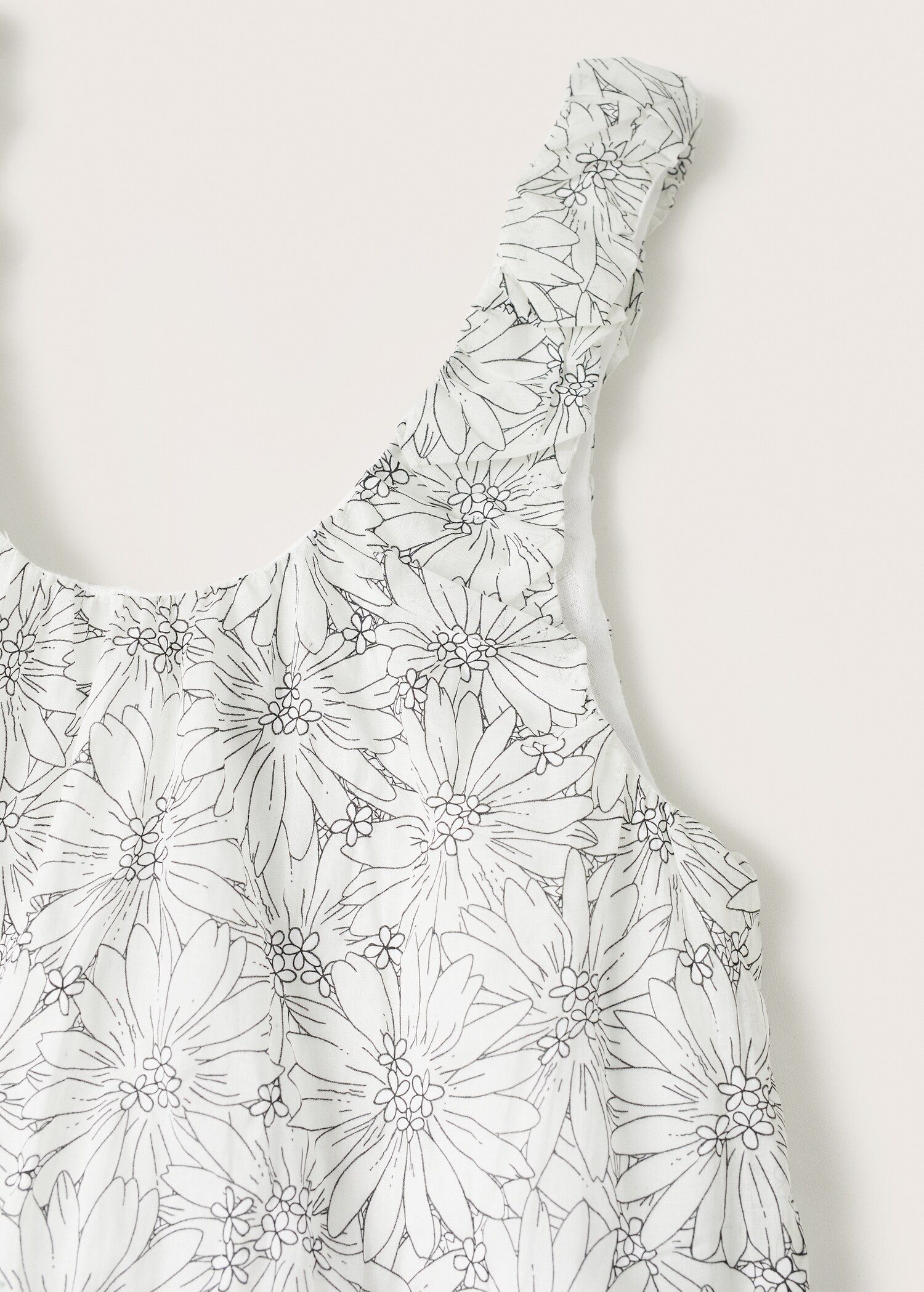 Flowers cotton dress - Details of the article 8