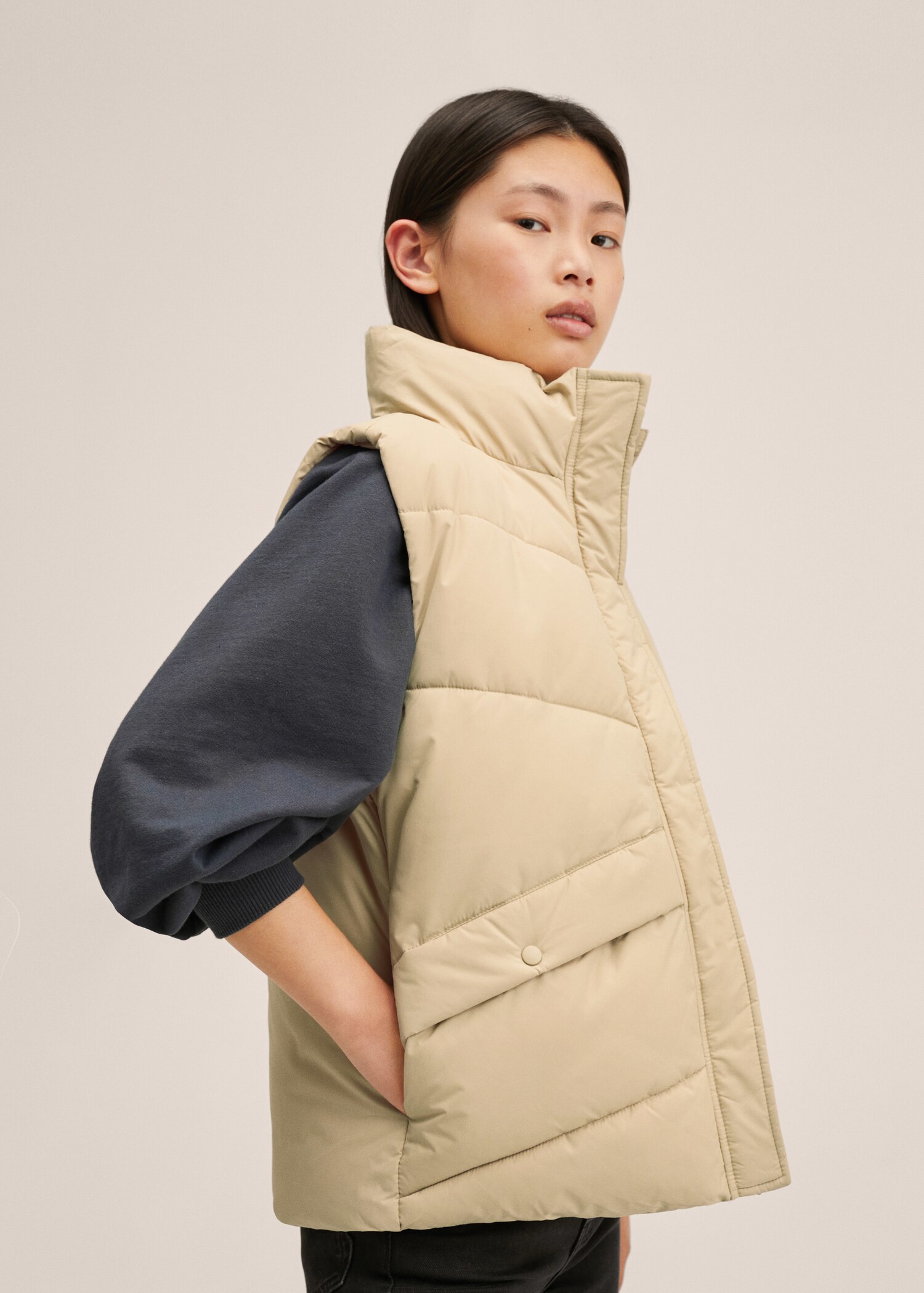 Quilted gilet - Medium plane