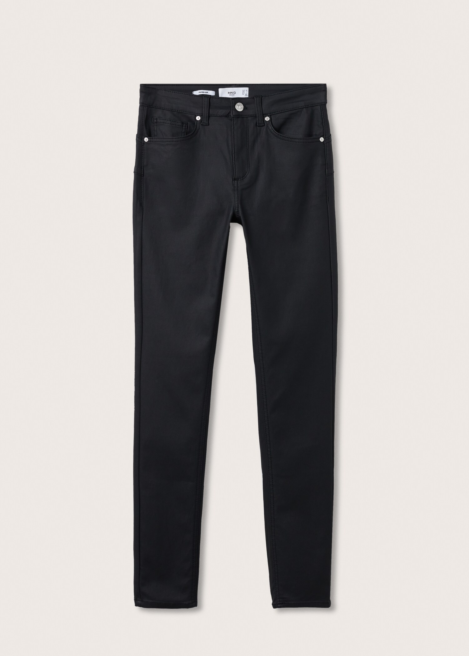 Džíny skinny push-up s povoskováním - Zboží bez modelu