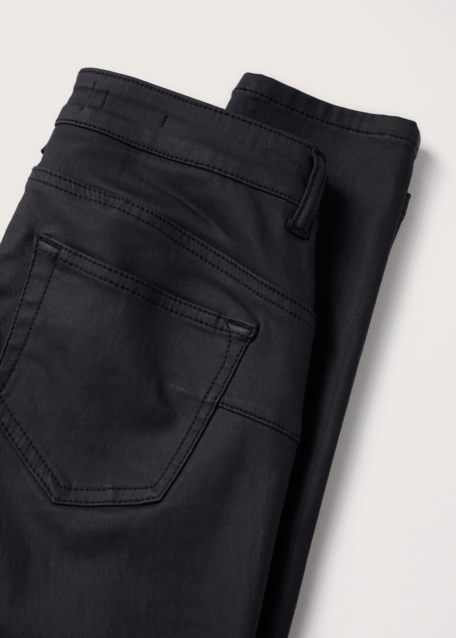 Džíny skinny push-up s povoskováním - Detail zboží 8