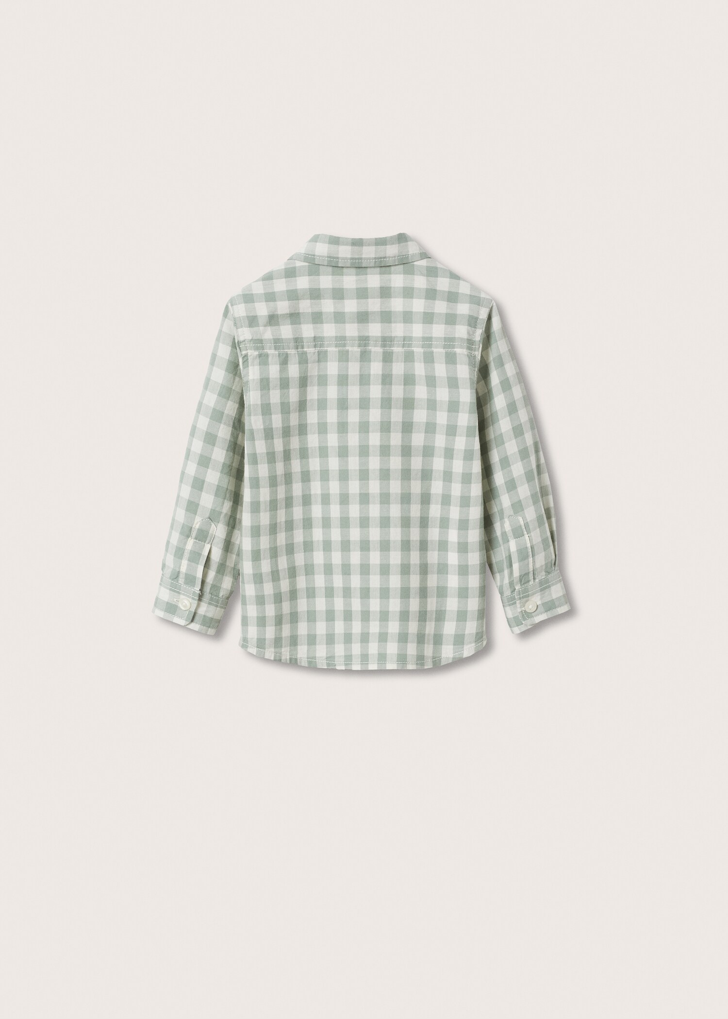 Camisa cuadro vichy - Reverso del artículo