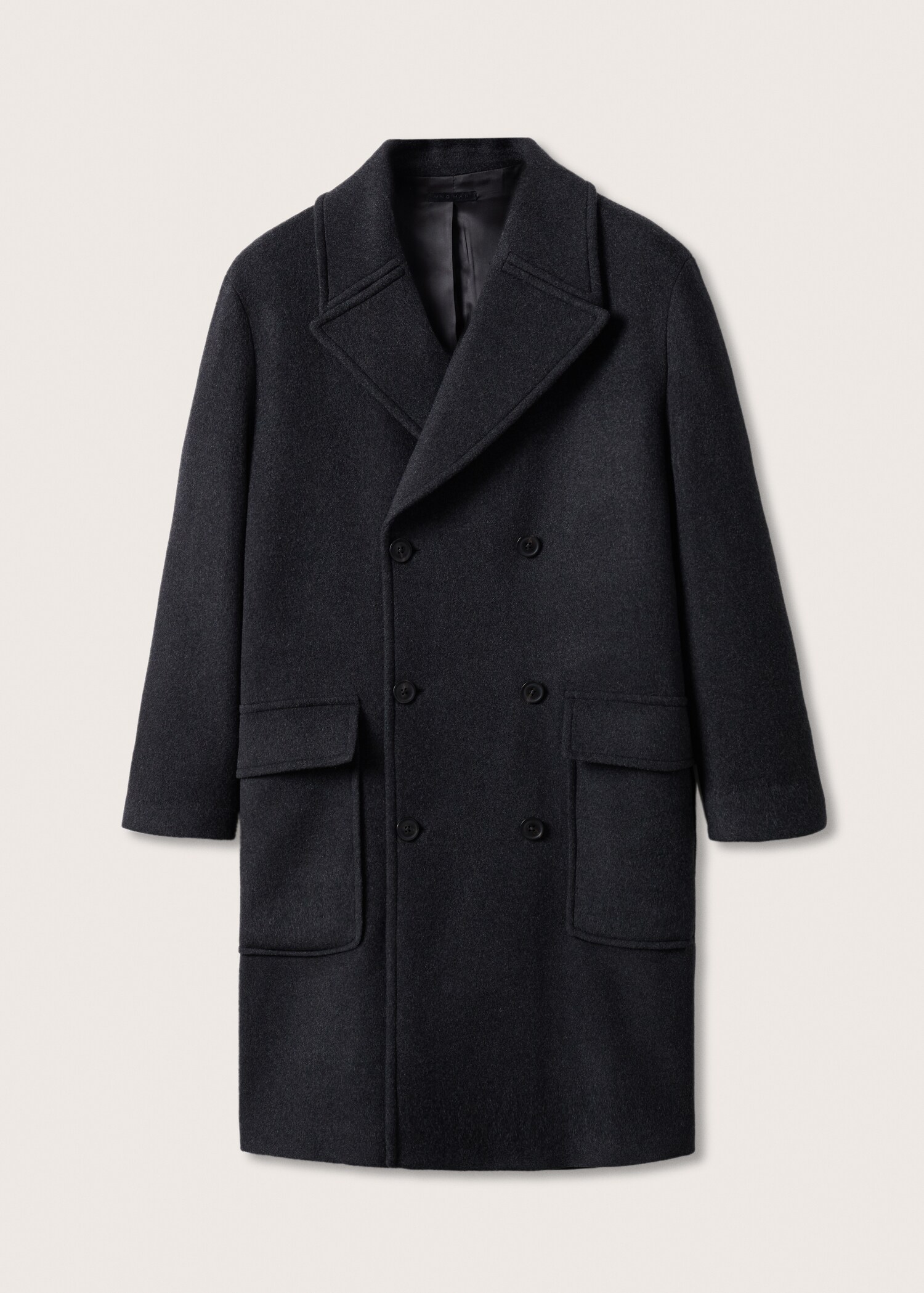 Recycled wool oversize coat - Article without model