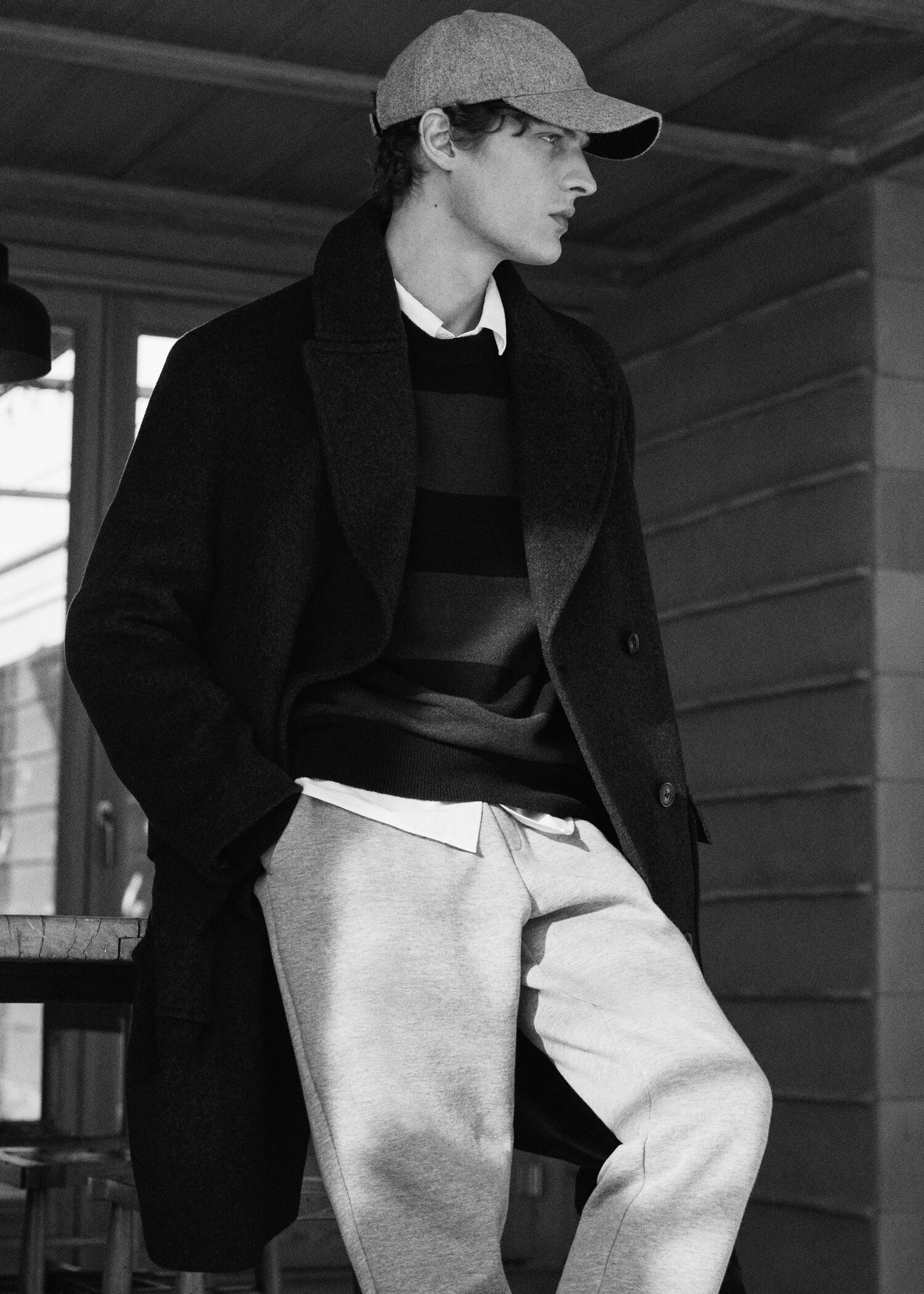 Recycled wool oversize coat - Details of the article 9